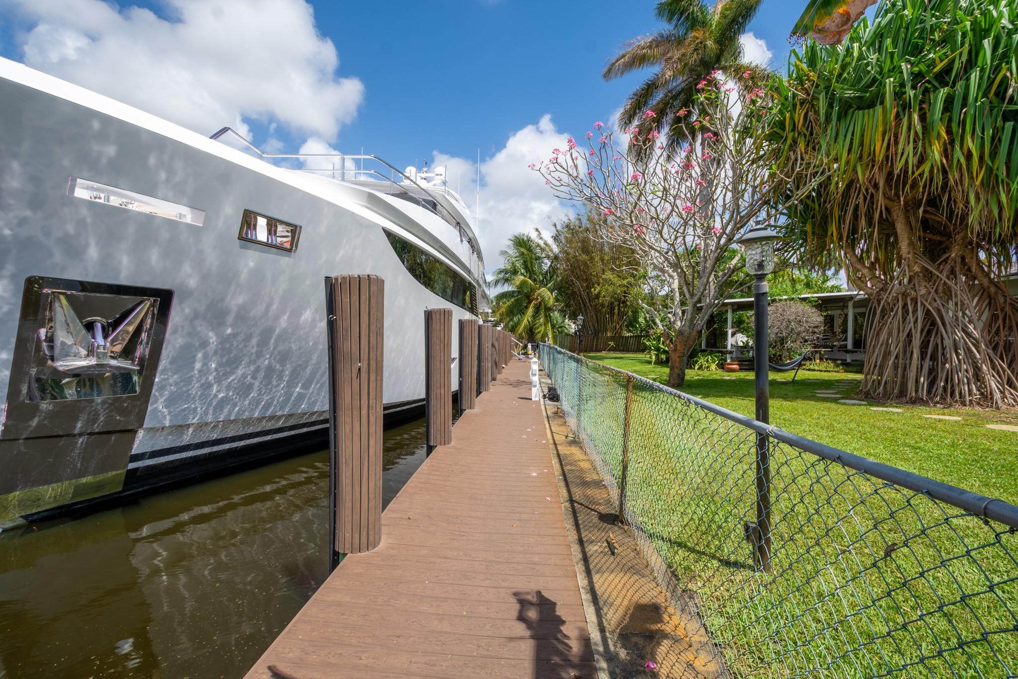 deep water canal 
no fixed bridges