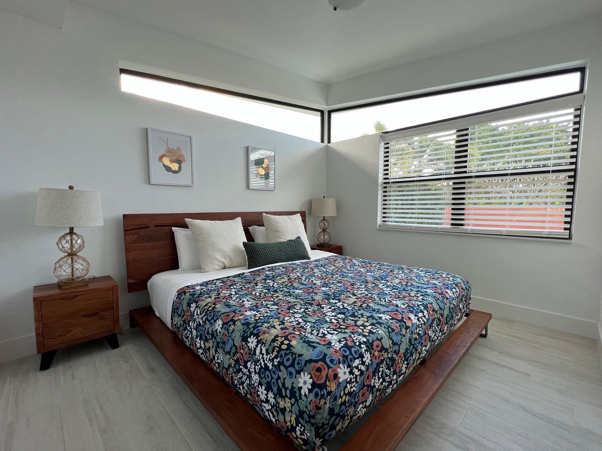 Spacious, Pristine Bedroom with Private View, Wonderful Transom windows and En-Suite Full Bath