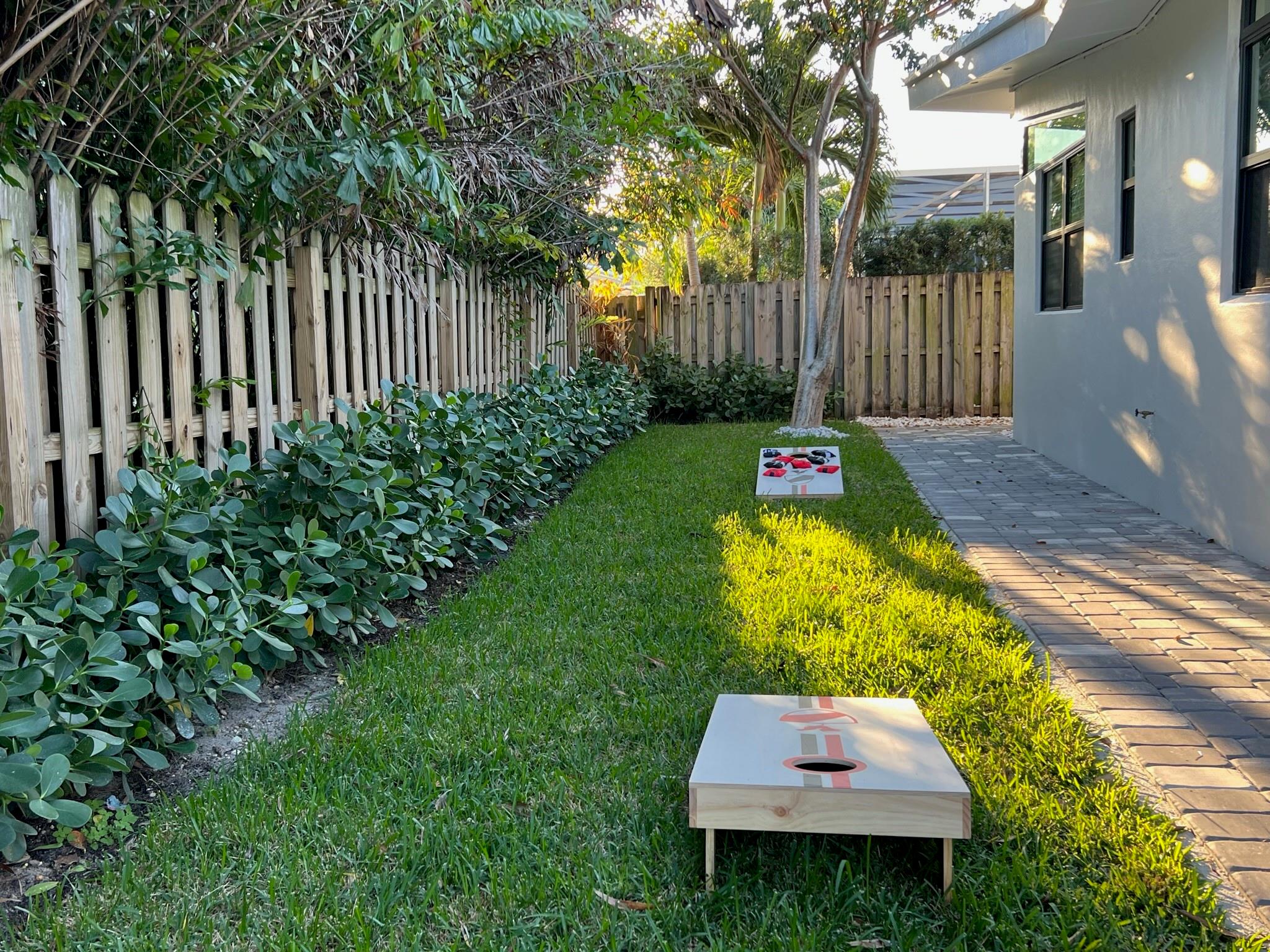 Side Yard for Games and Playtime