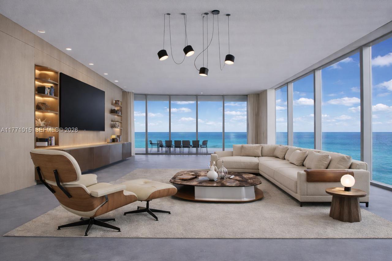 Welcome to the fabulous Turnberry Ocean Club Residence #1804, at Sunny Isles Beach, FL.This magnificent oversized en-suite  4 Bedroom+ an office or staff room, porcelain floors, and walk-in closets are installed. The most desirable Southeast corner offers 180 degrees of breathtaking, unobstructed, direct ocean, Intracoastal, and skyline views, 11.4 ceiling height. Snaidero Italian custom cabinetry & stone countertops, top-of-the-line Gaggenau appliances, 11’ deep oceanfront sunrise terrace w summer kitchen+, Spacious walk-in closets. Turnberry Ocean Club Residences features 70,000 SF of luxury amenities & unrivaled, world-class service, including the 3-story private signature Sky Club with sunrise/sunset pools, private dining, health/wellness spa & entertainment.