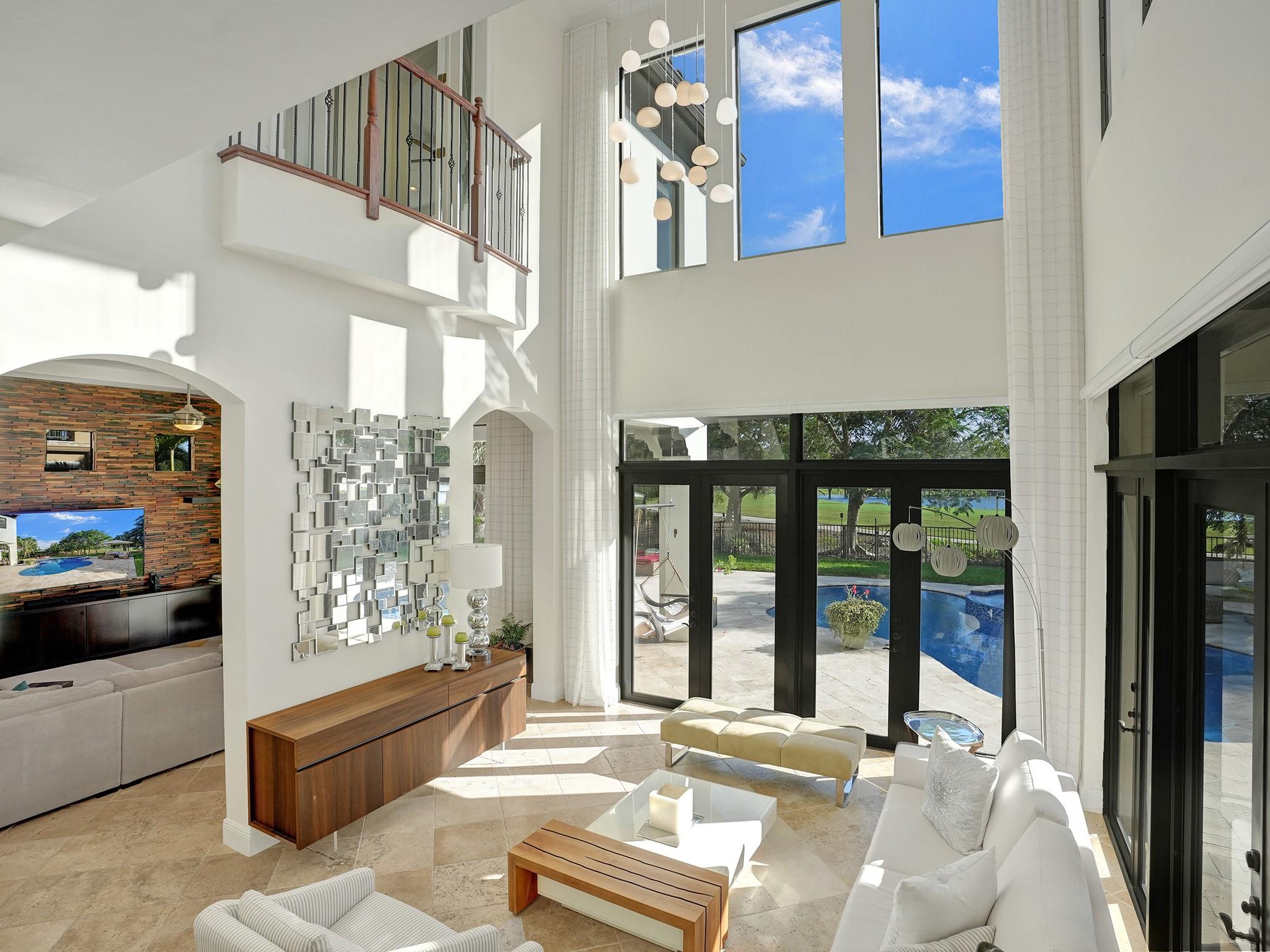 A unique feature: a balcony inside the house, bringing extra light to the hallway leading to the master bedroom.