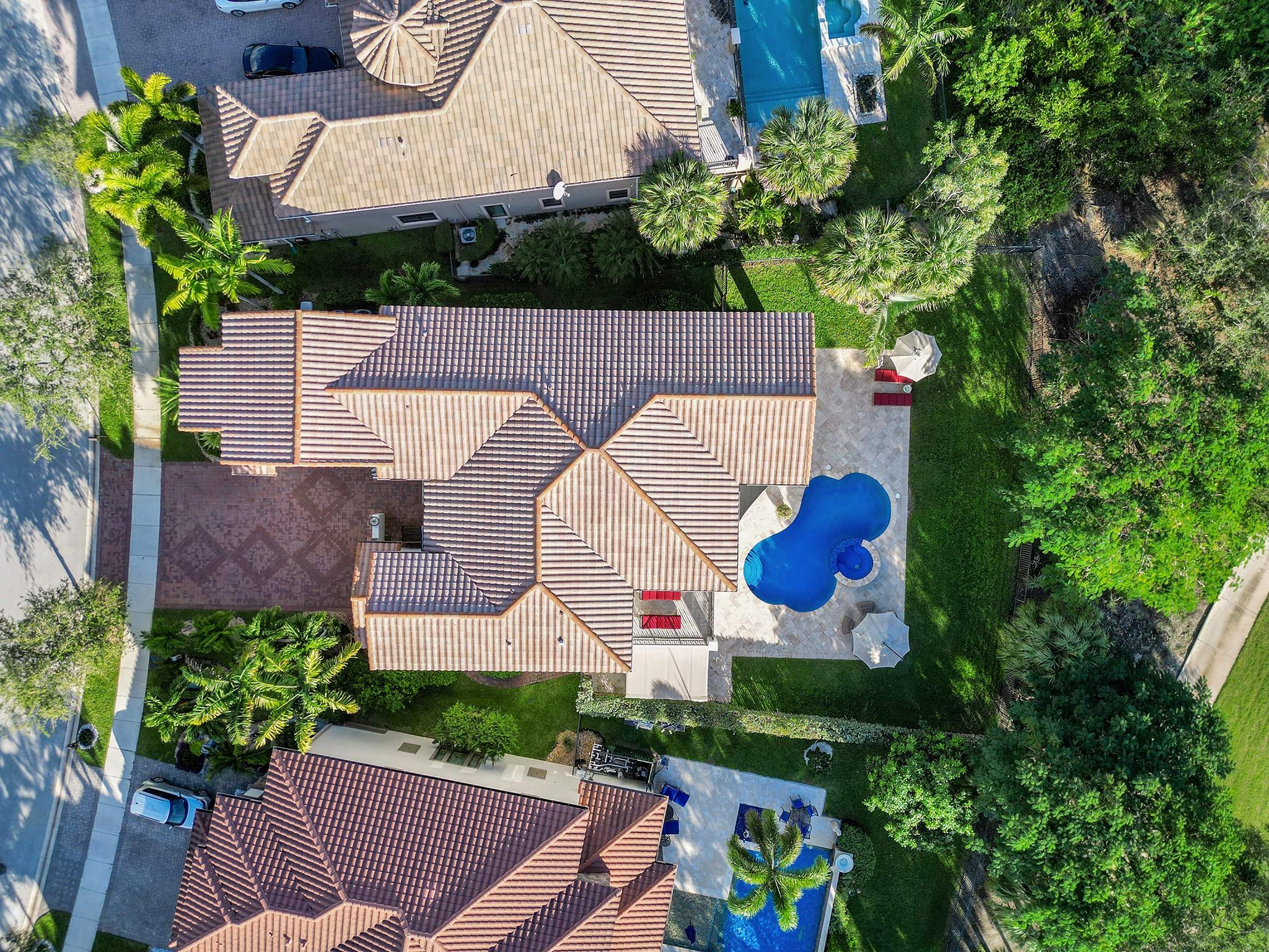 The perfect yard: a blend of sun and shade.