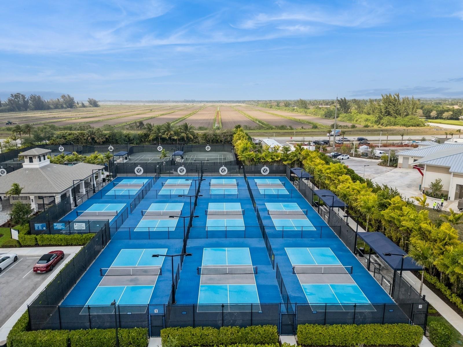 Pickle ball and Tennis courts