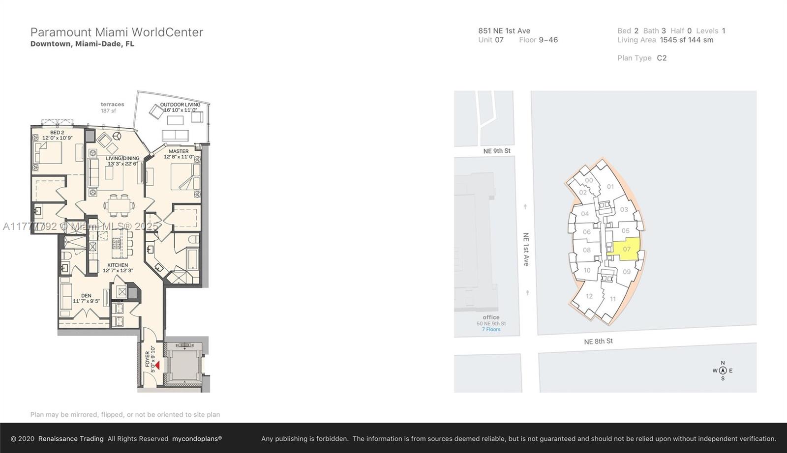 851 NE 1st Avenue #4207, Miami FL 33132
