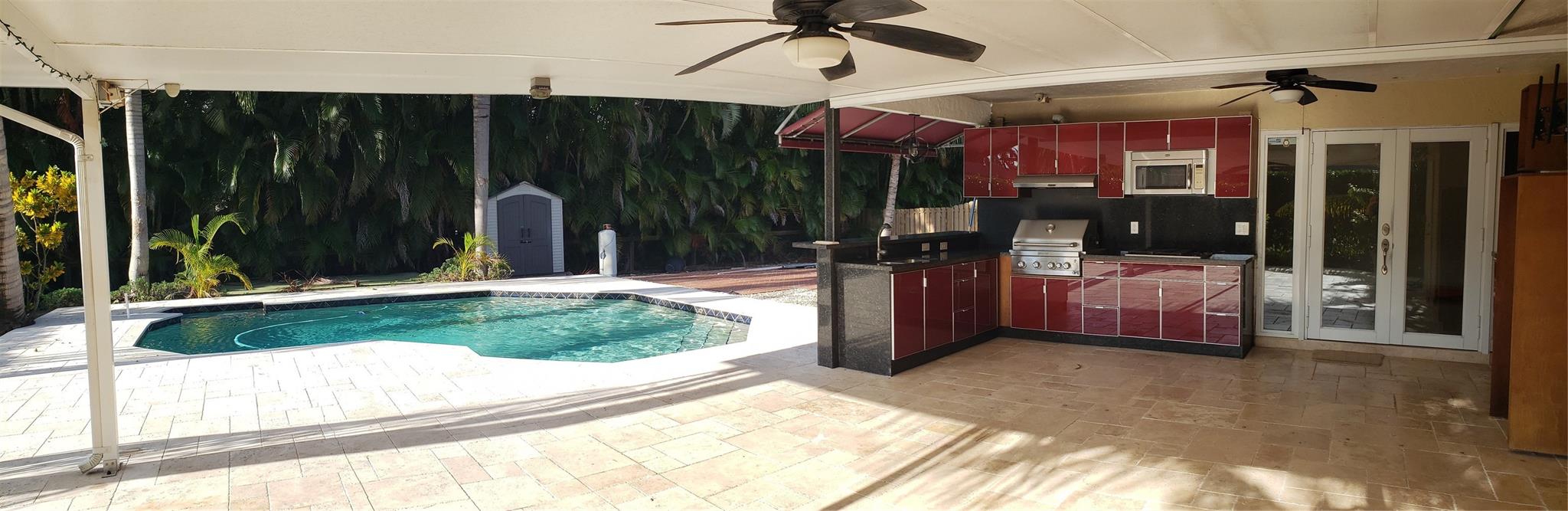 Pool and patio kitchen