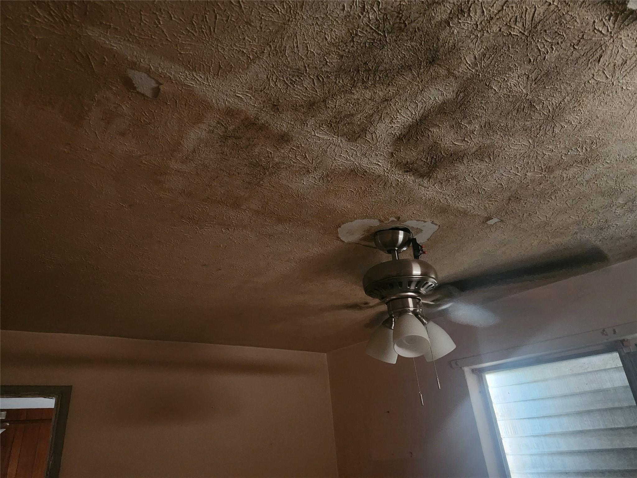 Front bedroom ceiling