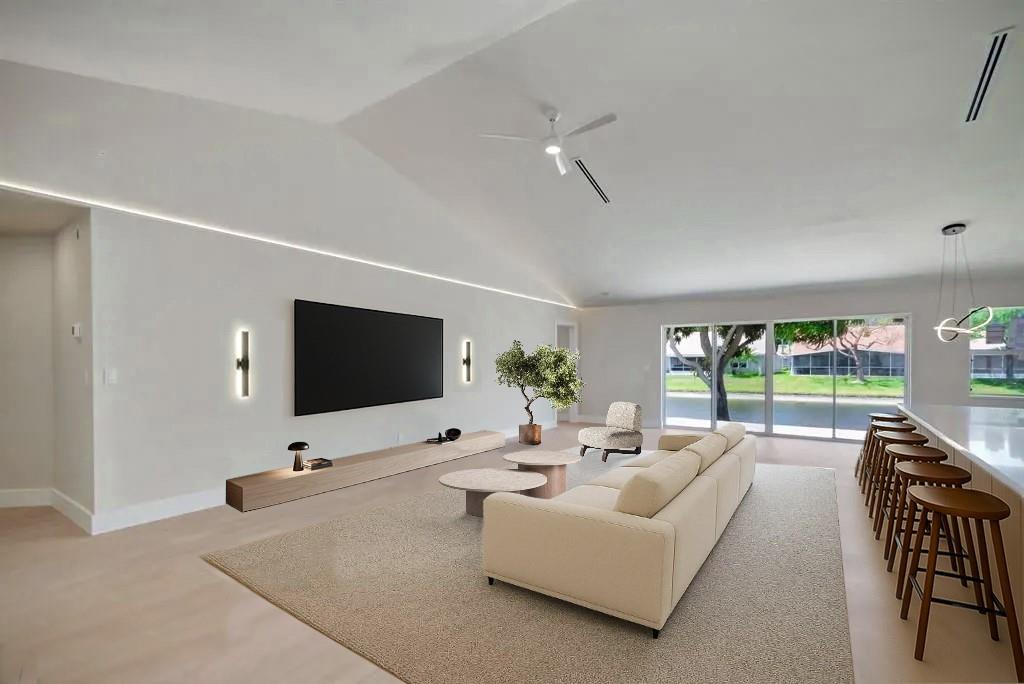 Virtual Staged Living room