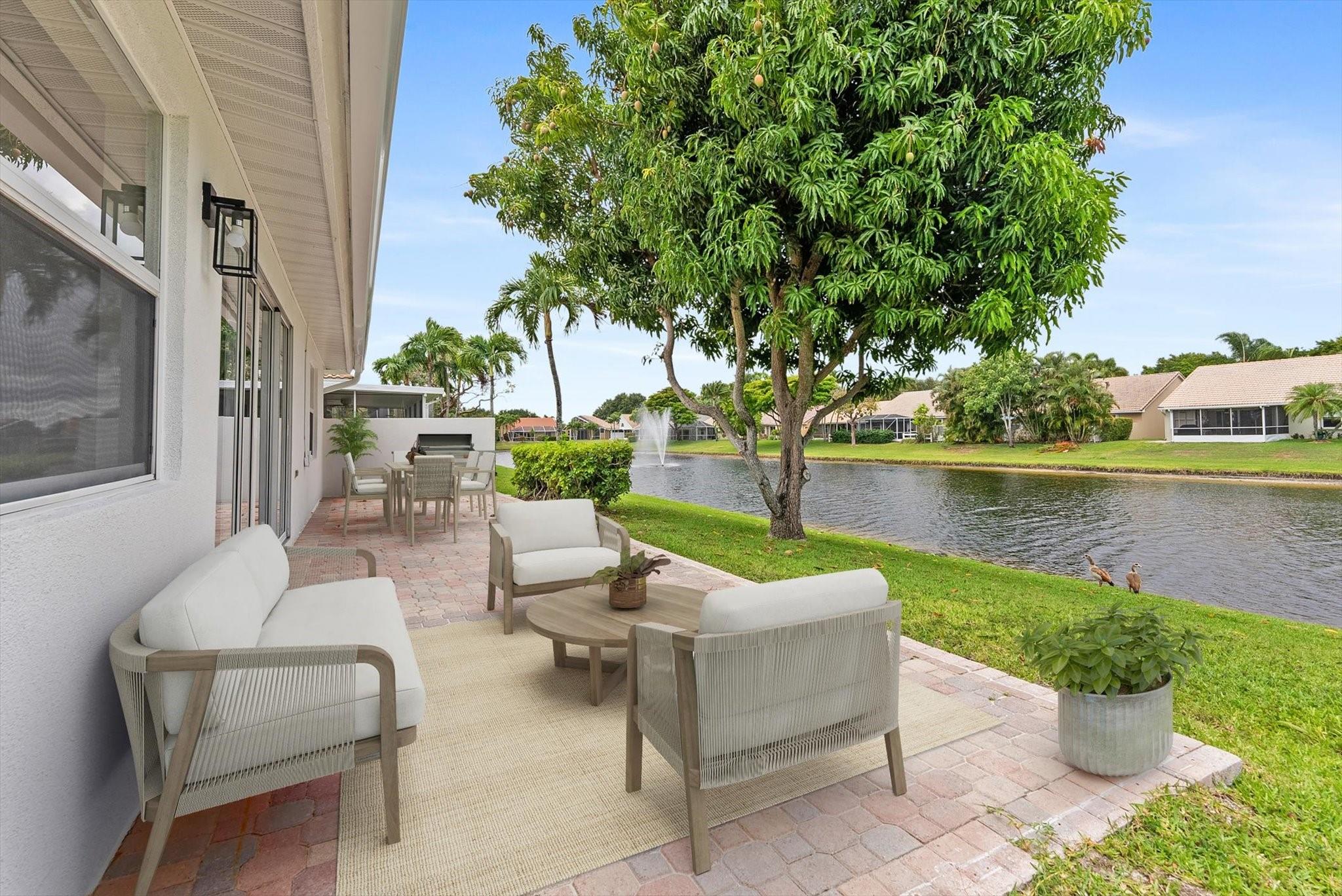 Virtual Staged Patio