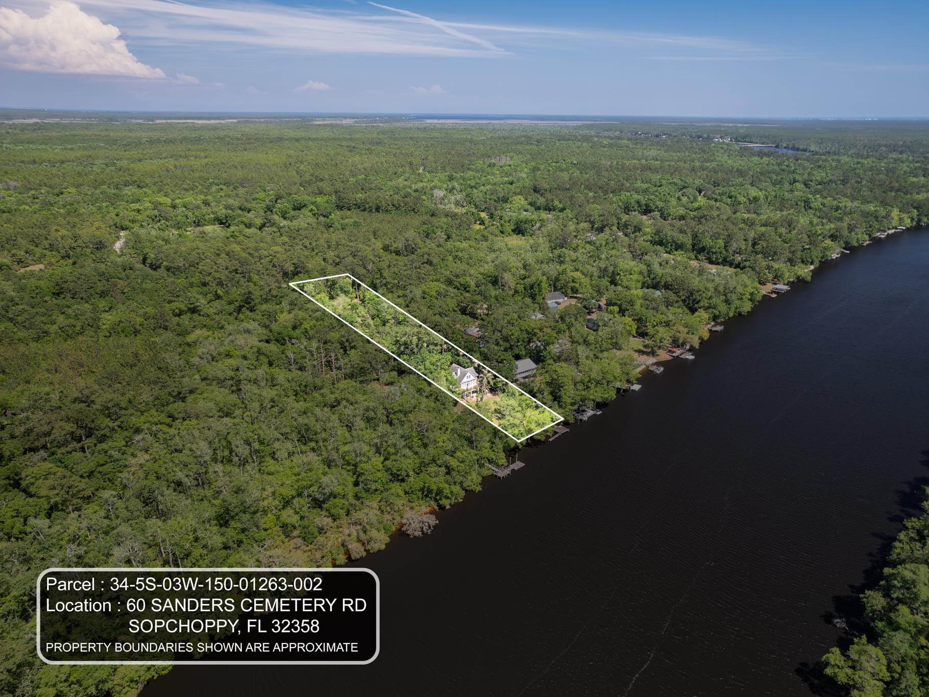 60  Sanders Cemetery Road , Sopchoppy, FL, 32358