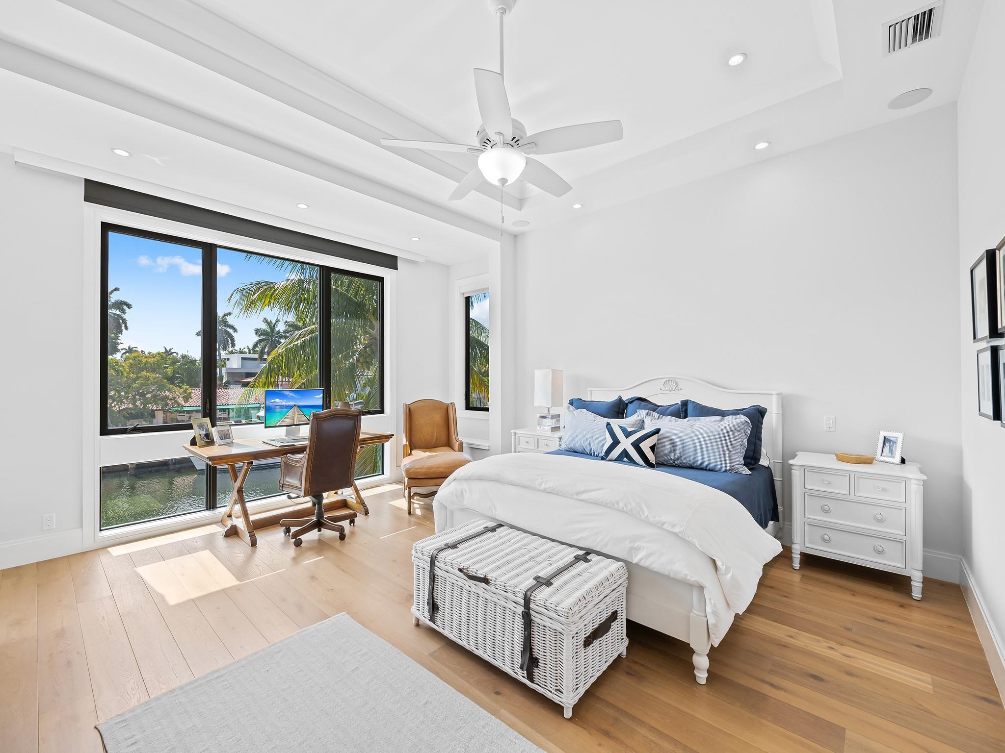 A grand primary bedroom suite that offers both luxury and space