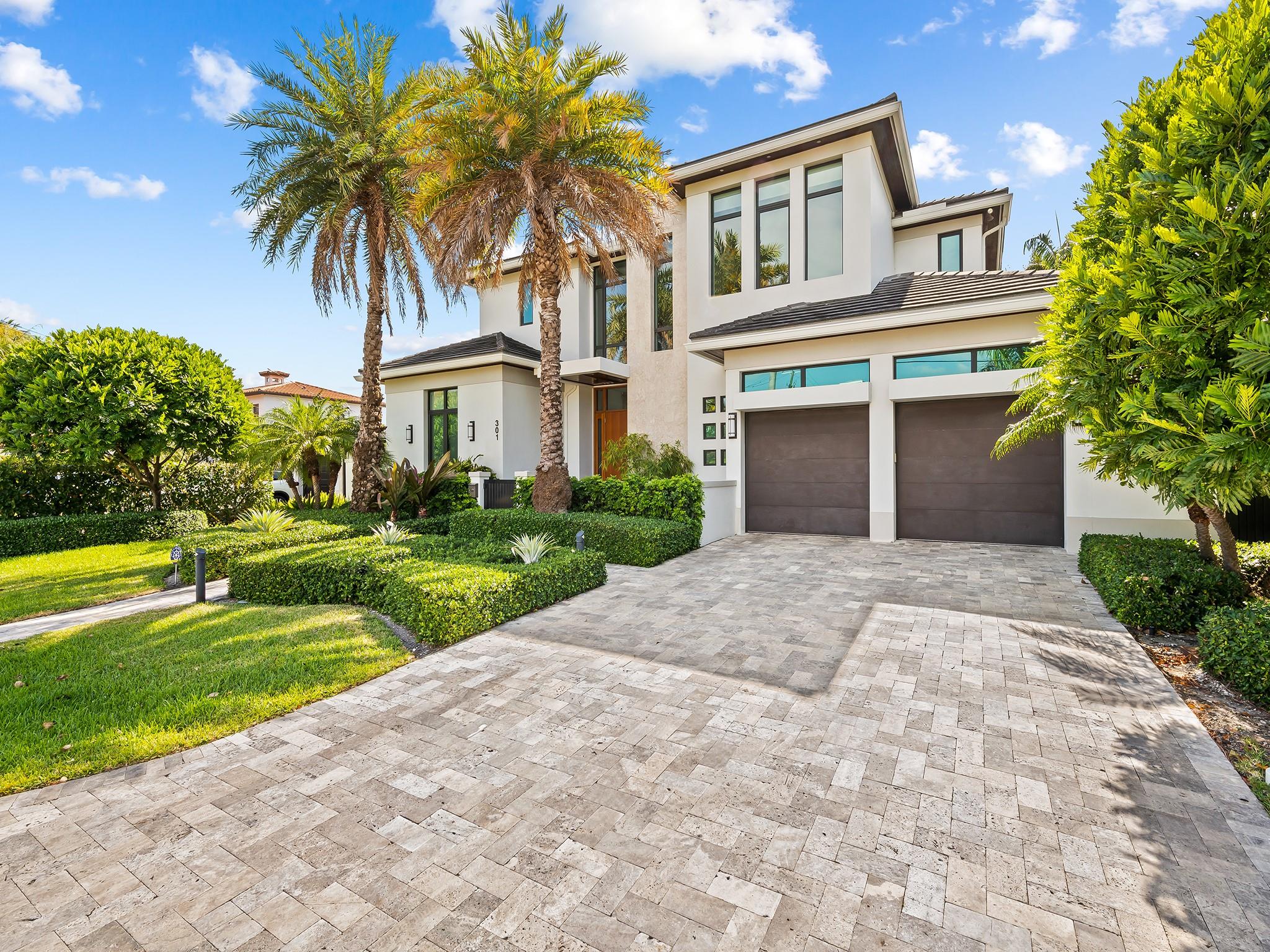 Exterior cameras are all around the house to provide extra ease of security