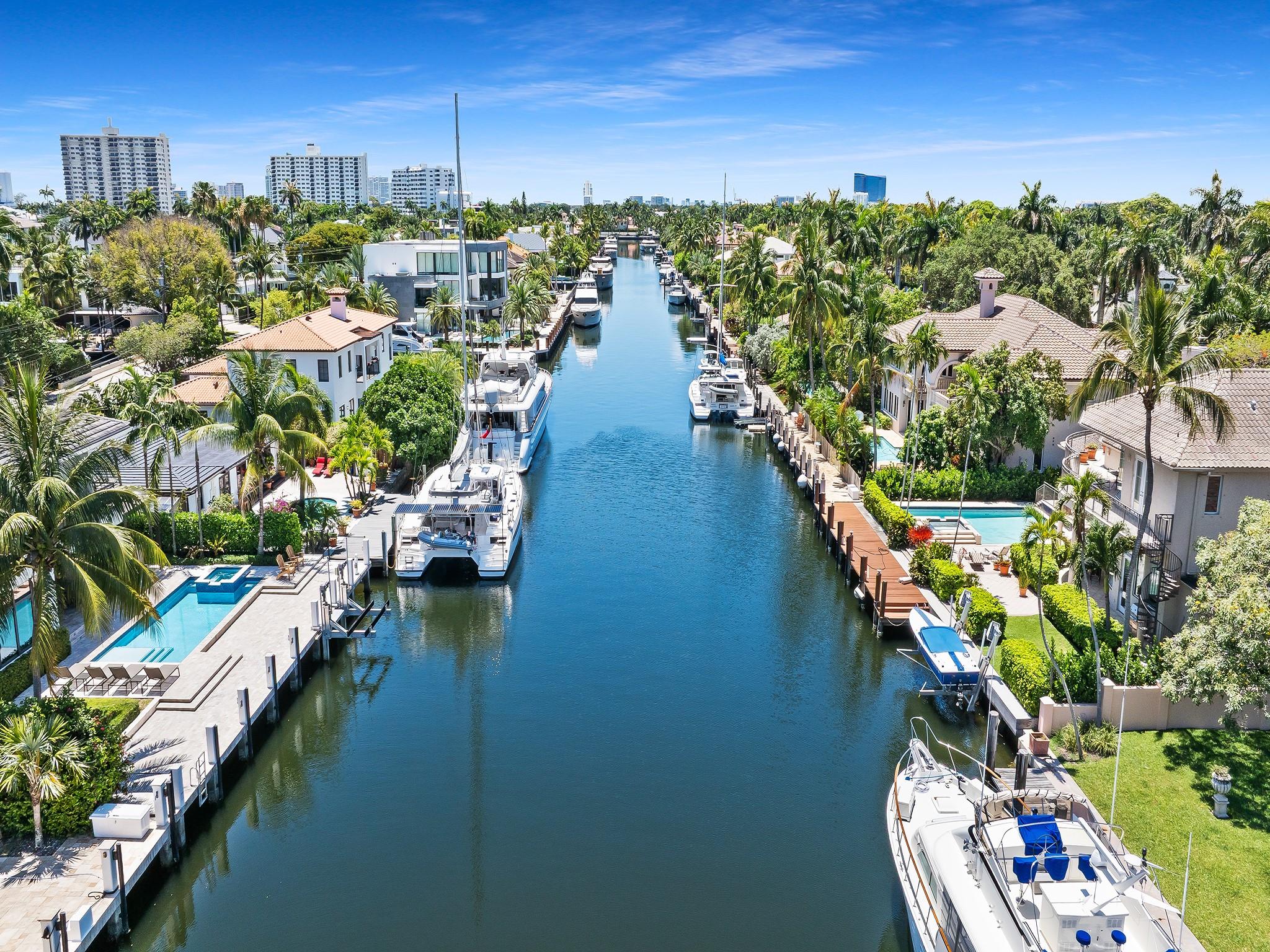 NO FIXED BRIDGES, 80' WATERFRONT, CONCRETE DOCK, DIRECT OCEAN ACCESS