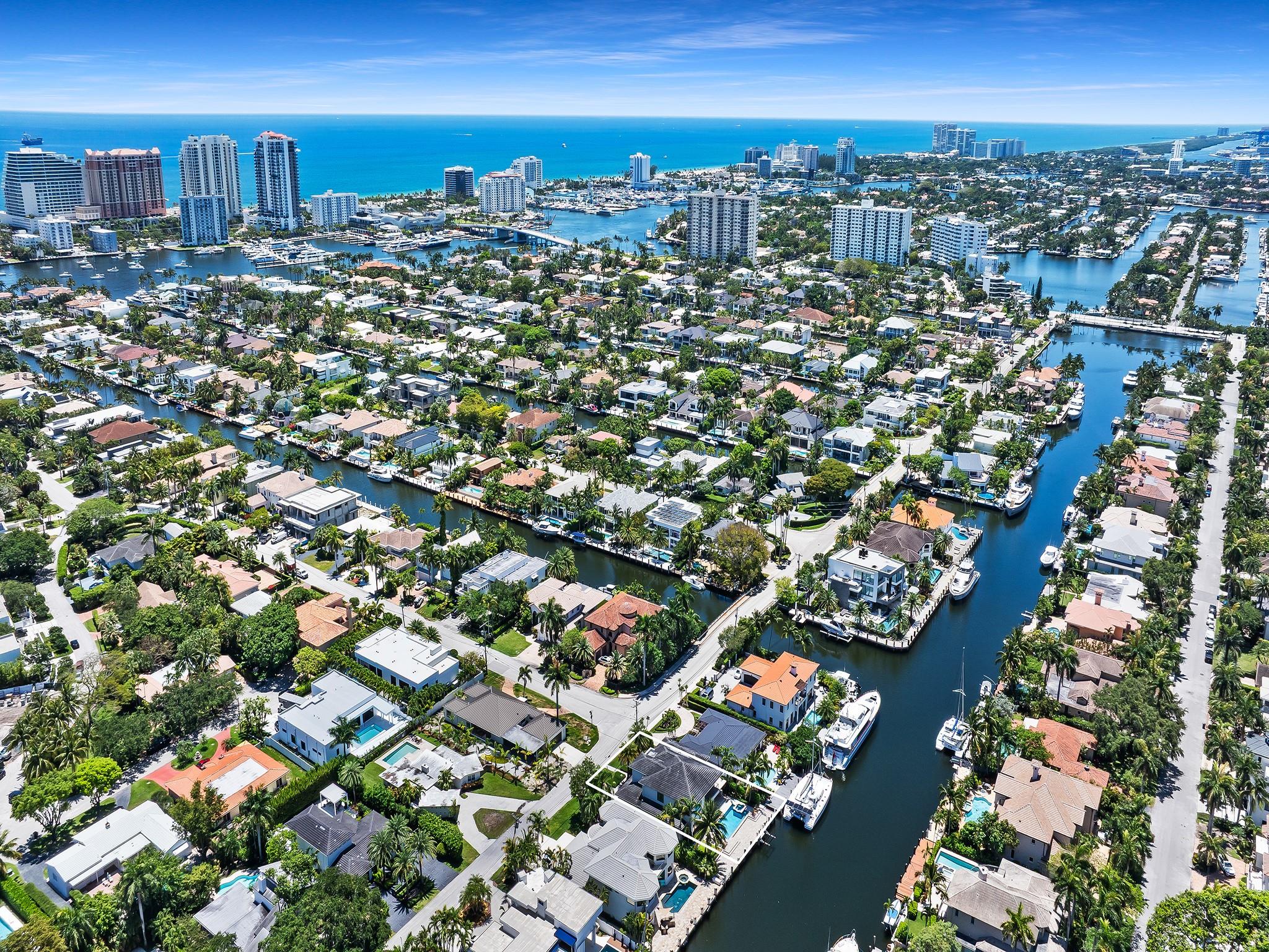 This prime coastal location offers immediate beach access, is mere minutes for the ocean, and provides unparalleled boating access for the water enthusiast