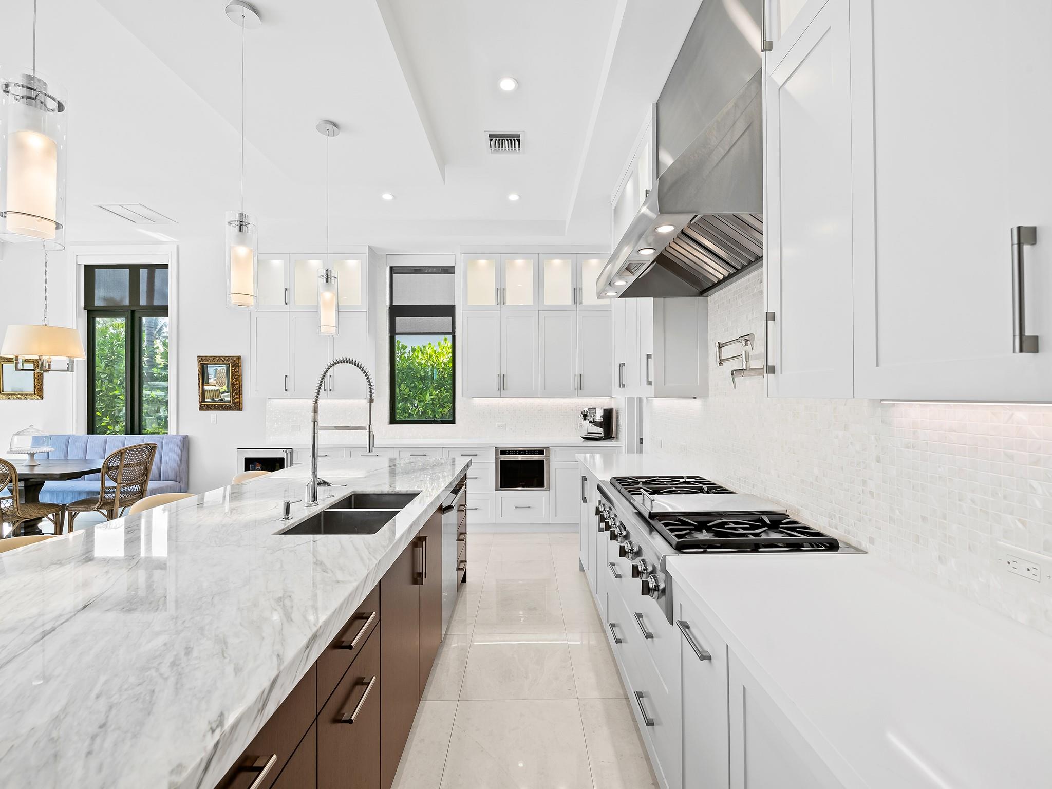 Kitchen area focused on the cooking zone