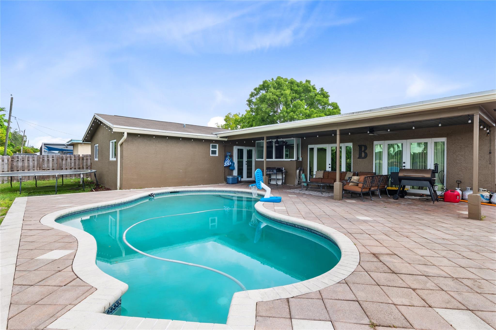 Patio and back of house