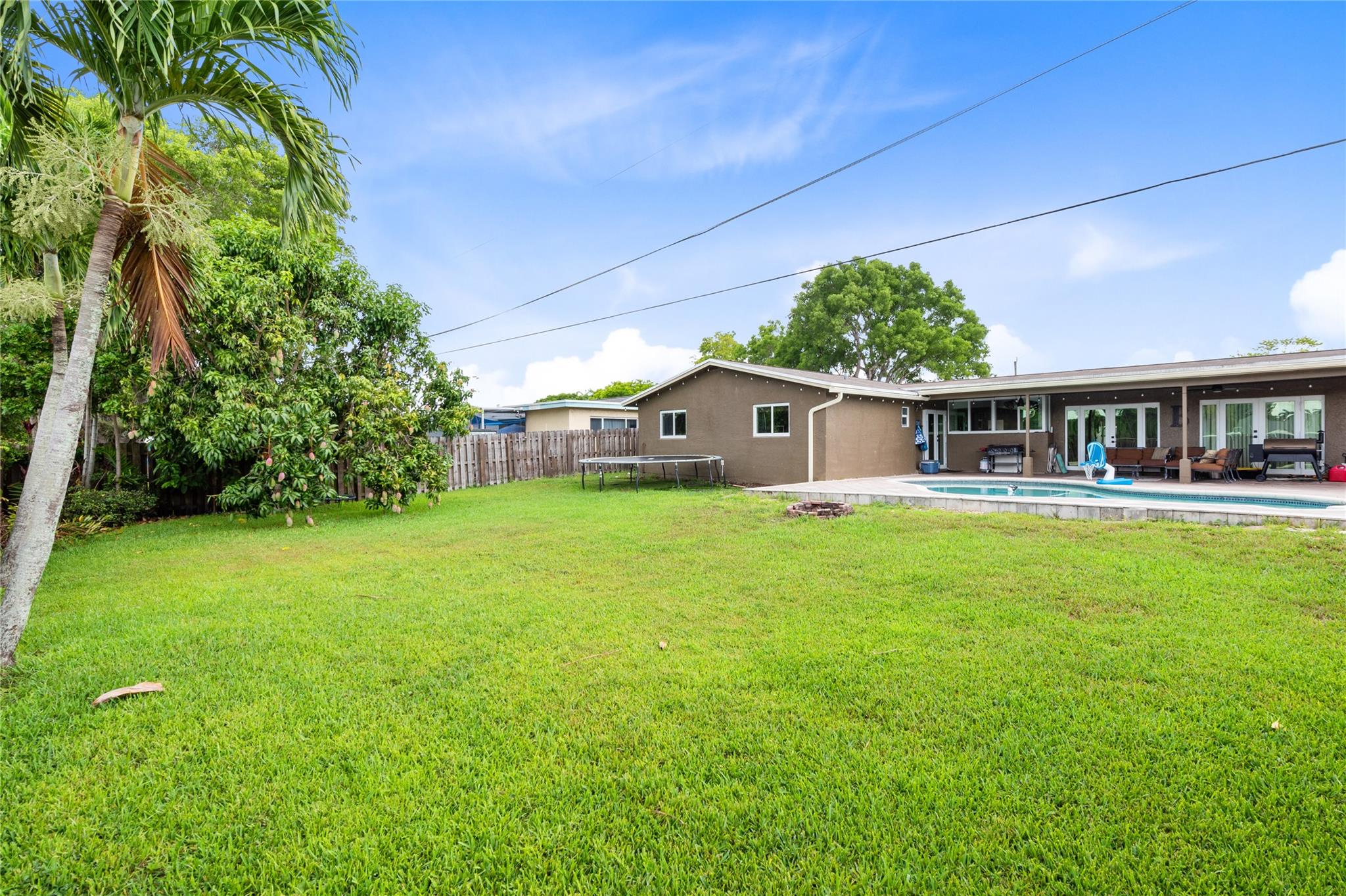 Back Yard, Pool, Covered Patio, Mango Tree...