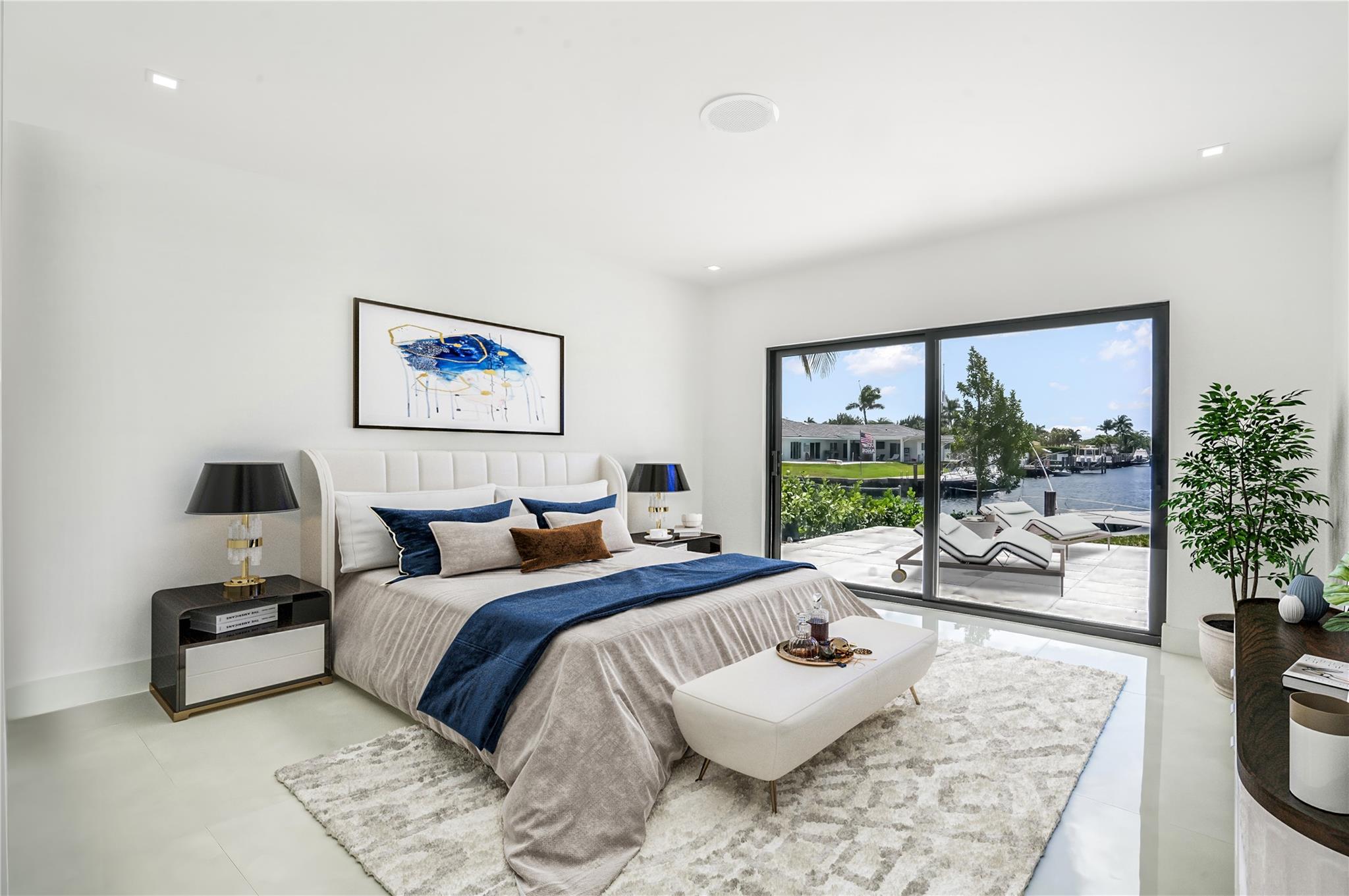 Virtually Staged Master Bedroom #1