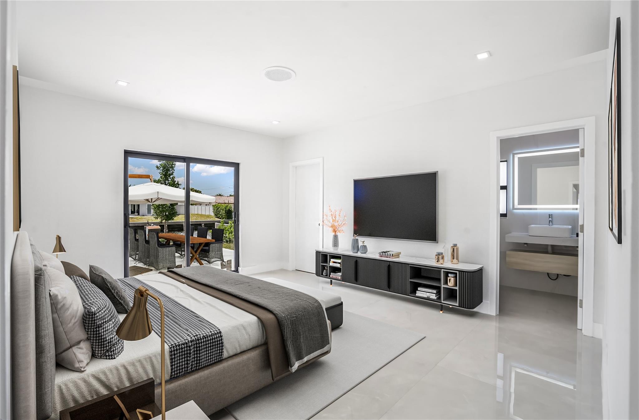 Virtually Staged Master Bedroom #2