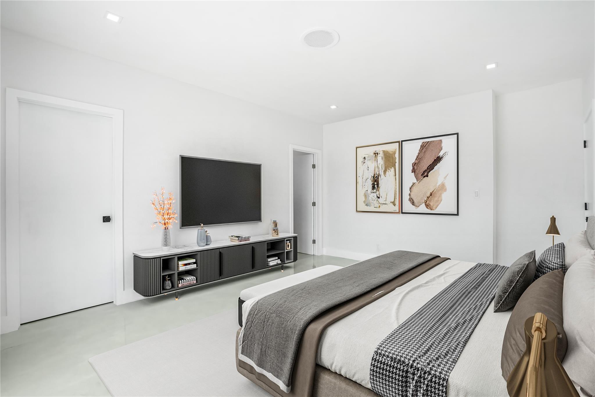 Virtually Staged Master Bedroom #2