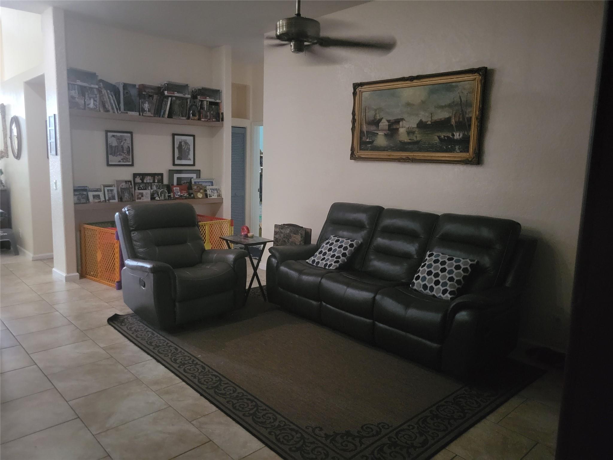 Family Room Adjoins Open Kitchen.