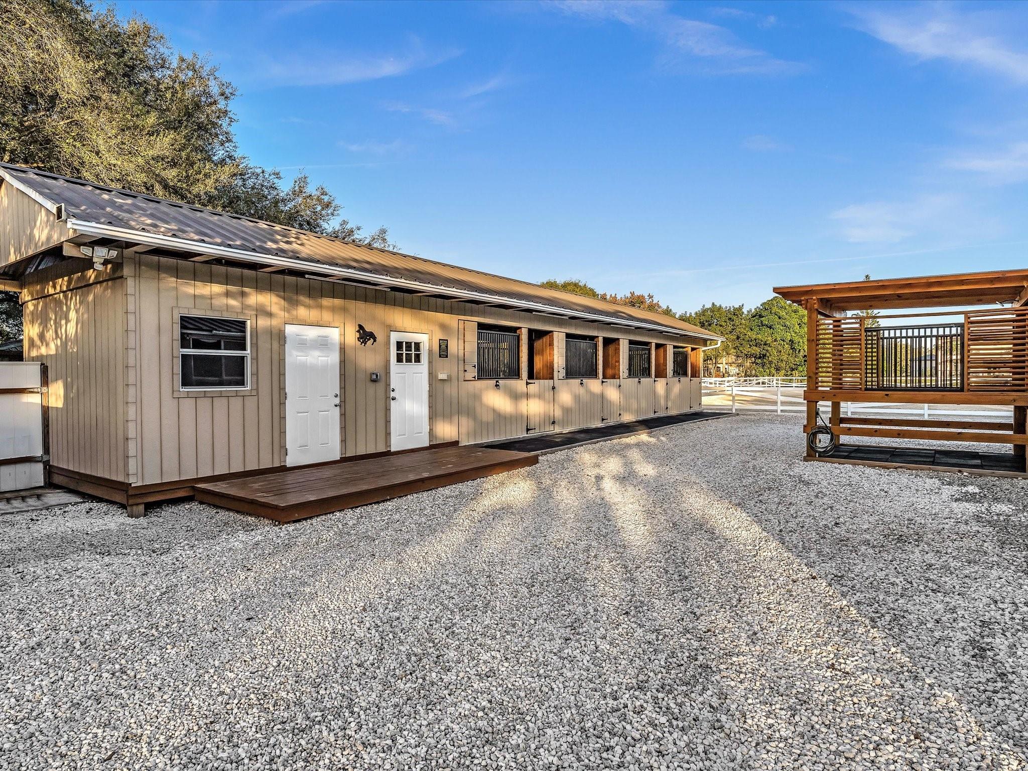 Stables and Wash Rack