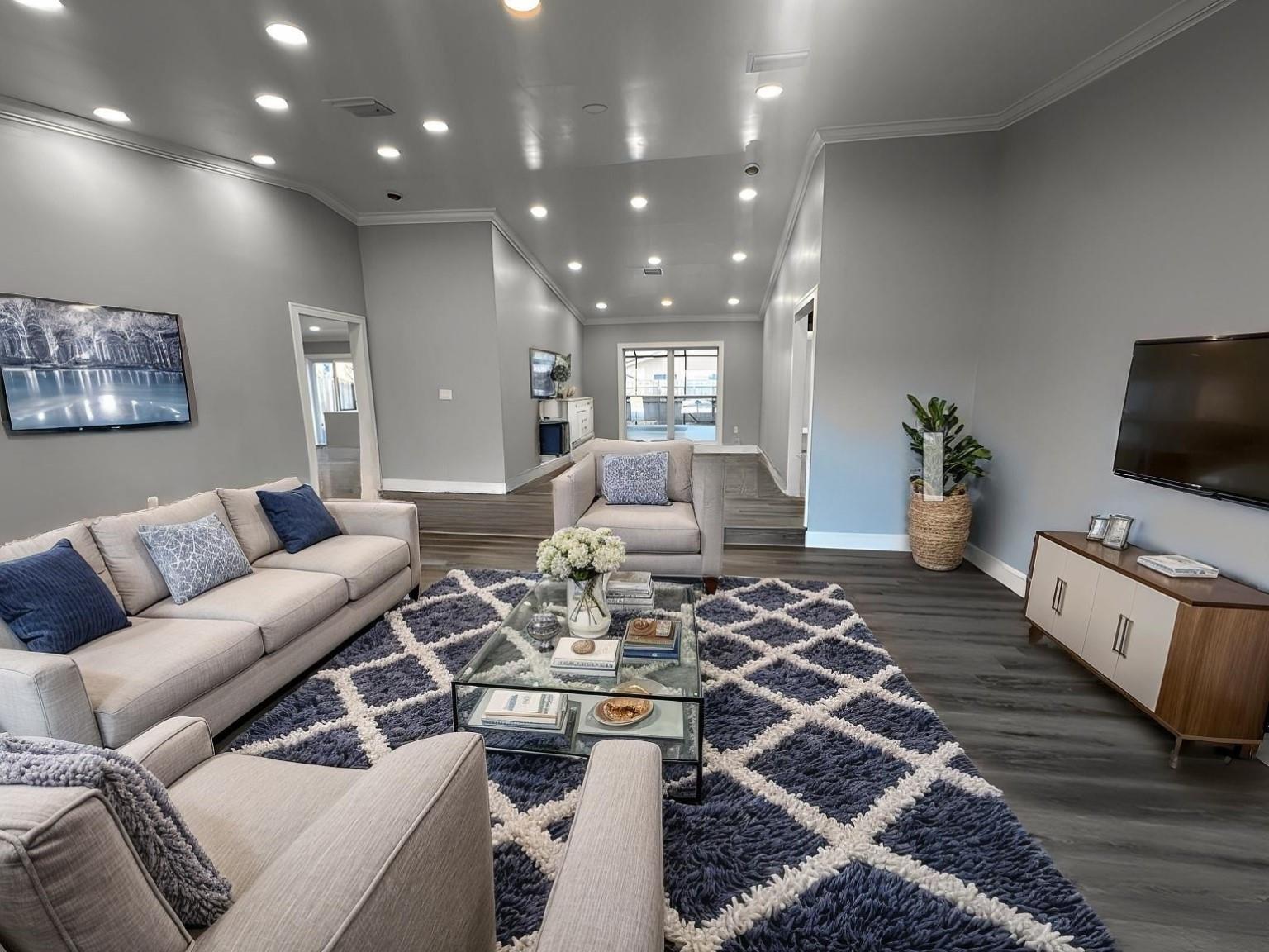 The furniture is AI-generated to help you visualize your home.