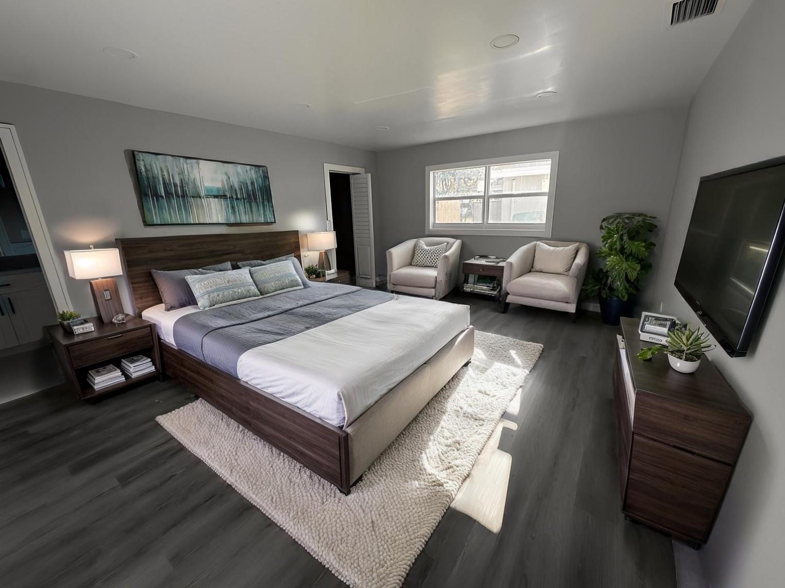 The furniture is AI-generated to help you visualize your home.