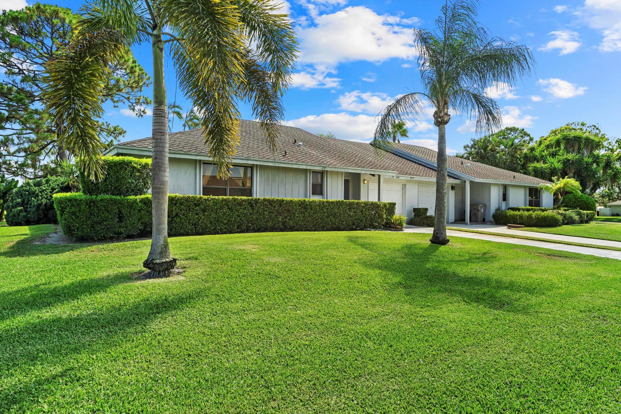 Welcome to your turnkey villa in the prestigious man-gated community of Eastpointe Country Club! This beautifully maintained 2 bedroom, 2 bathroom home offers serene lake views and a comfortable, low-maintenance lifestyle. Enjoy relaxing or entertaining on the screened-in porch or retreat to the spacious primary suite, featuring an additional secured owner's walk-in closet and renovated bathroom with a walk-in shower. The kitchen boasts newer stainless-steel appliances, and the home includes a 3-year-old A/C unit and a 5-year-old water heater. The owner just installed a BRAND NEW ROOF offering added value and peace of mind. Fully furnished and move-in ready, this villa includes furniture, bedding, kitchenware, and more, perfect for investors or seasonal residents period to rent makes it an excellent income-producing opportunity.
Eastpointe offers two championship 18-hole golf courses, a stunning clubhouse, full-service restaurant, state-of-the-art fitness center, tennis, pickleball, and more. Don't miss this incredible opportunity to own in one of Palm Beach County's premier gated communities!