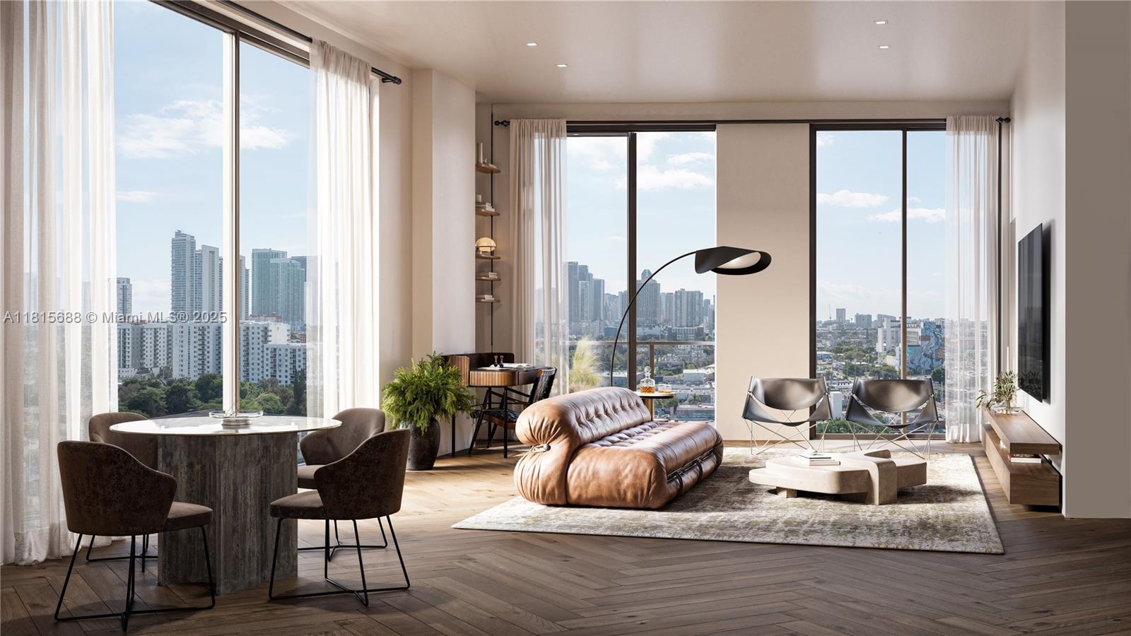 The Rider Residences, A Pre-Construction project nestled between Midtown, Edgewater, Design District, & Wynwood, fully furnished residences with no rental restrictions This Lockout Unit is the Swiss Army knife of Real Estate, offering unmatched flexibility for owners & investors, allows for multi-use living—reside in one section, rent the other, or combine for a spacious retreat. Enjoy premium amenities, including a private beach club, rooftop pool, wellness center, Sauna, Hamam, and Cold Plunges, plus the exclusive Rider Link App for seamless owner management. Interiors boast high-end finishes and smart layouts maximizing space. Anchored by Amazon’s latest expansion a Whole Foods Market, plus Equinox has preleased in a nearby Edgewater development, further elevating the area's prestige.