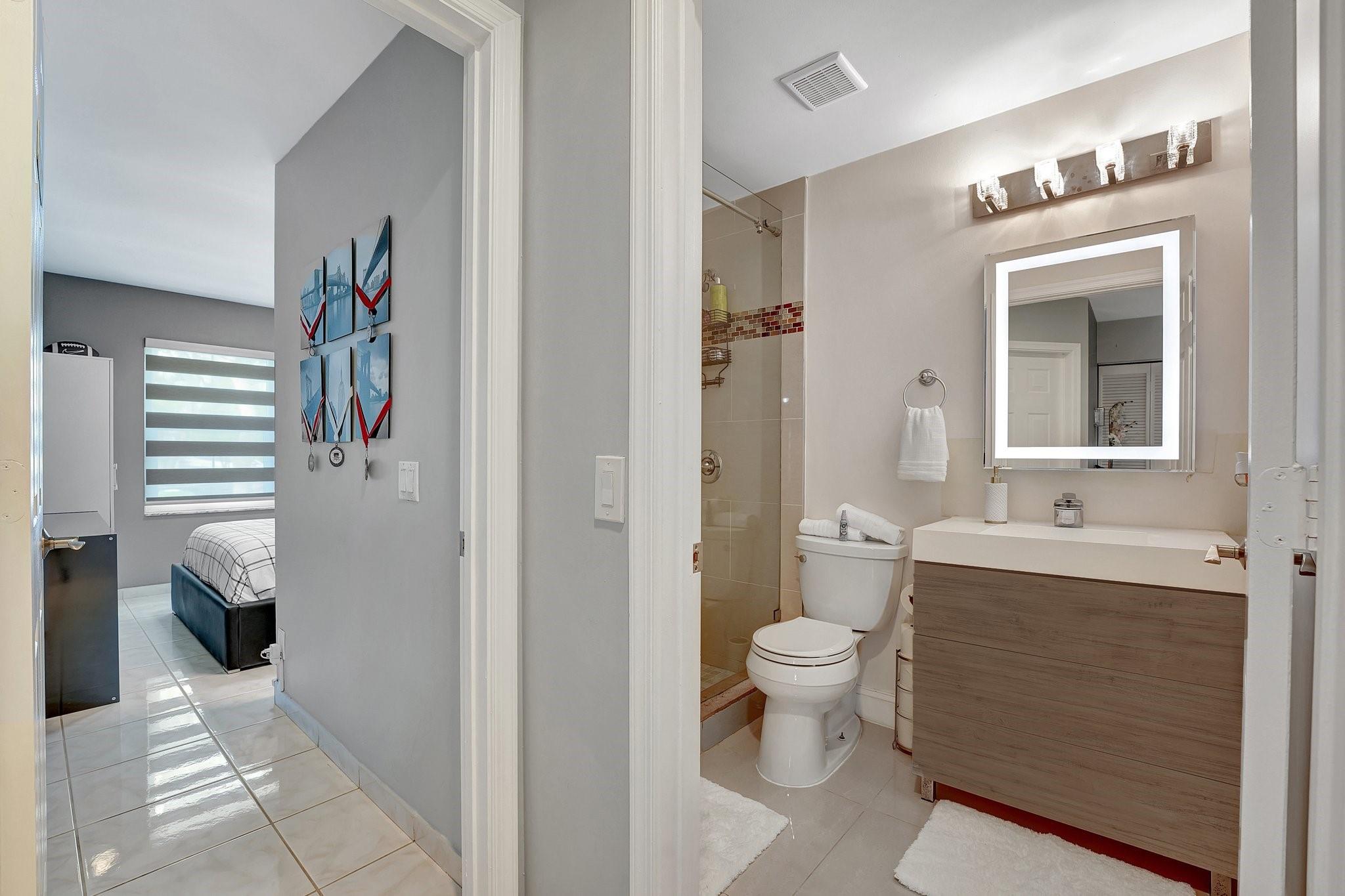 FULLY REMODELED MASTER BATH