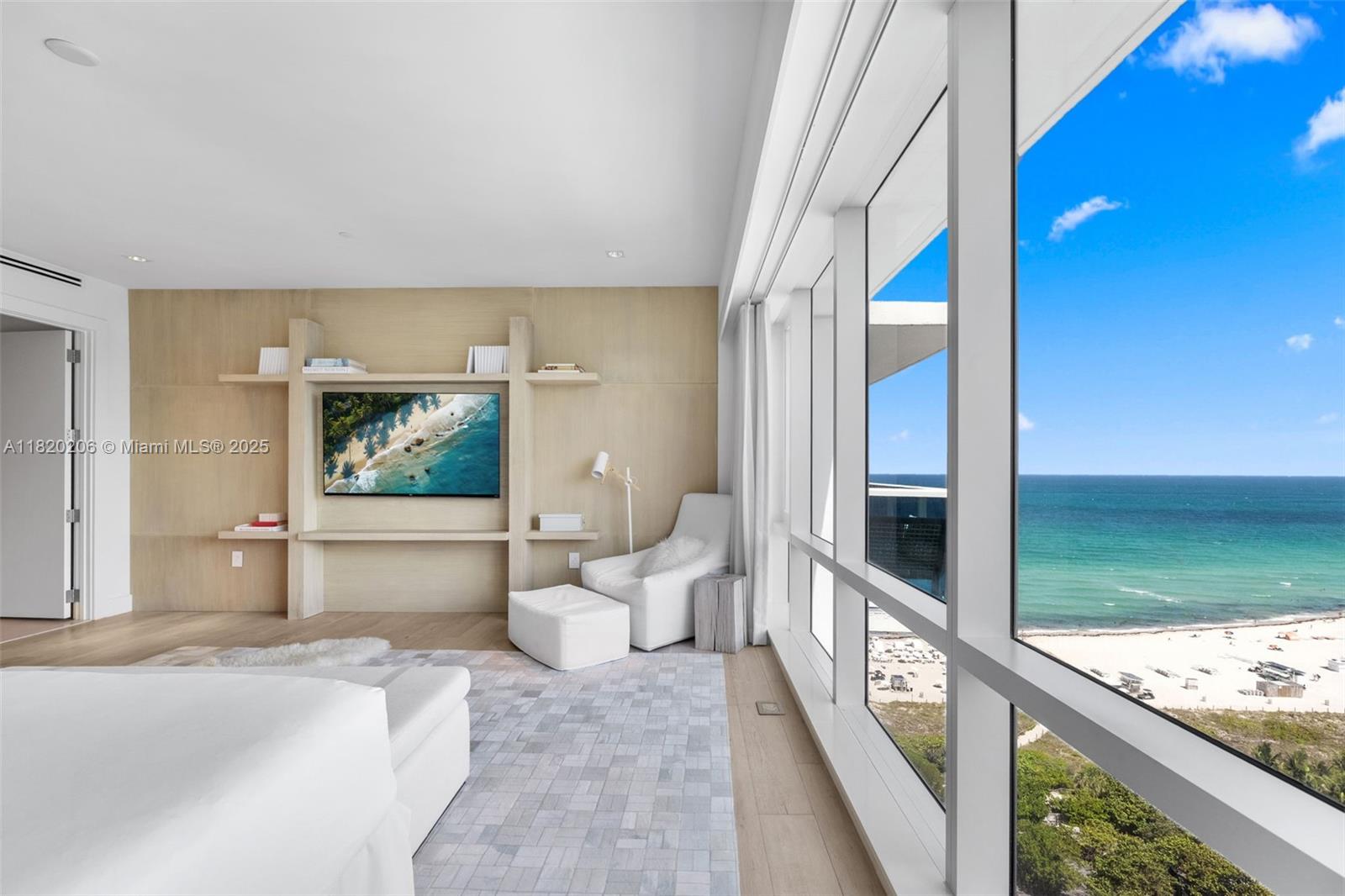 Discover elevated living in this beautifully furnished 3-bedroom, 3.5-bathroom penthouse at the iconic 1 Hotel Homes in South Beach. Spanning 2,675 SF, this light-filled residence offers spacious interiors, high-end finishes, and top-of-the-line appliances throughout. Ideal for families or groups seeking a luxury rental experience. Enjoy full access to 1 Hotel’s world-class amenities, including four pools, rooftop bar and lounge, state-of-the-art fitness center, spa, and more. Available for seasonal or short-term lease.