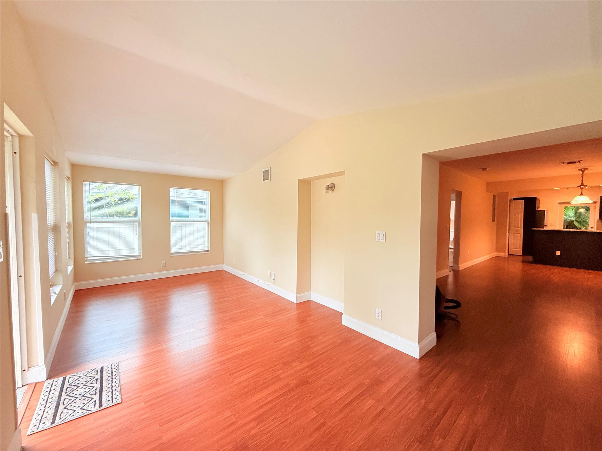 Open Living and Dinning Room