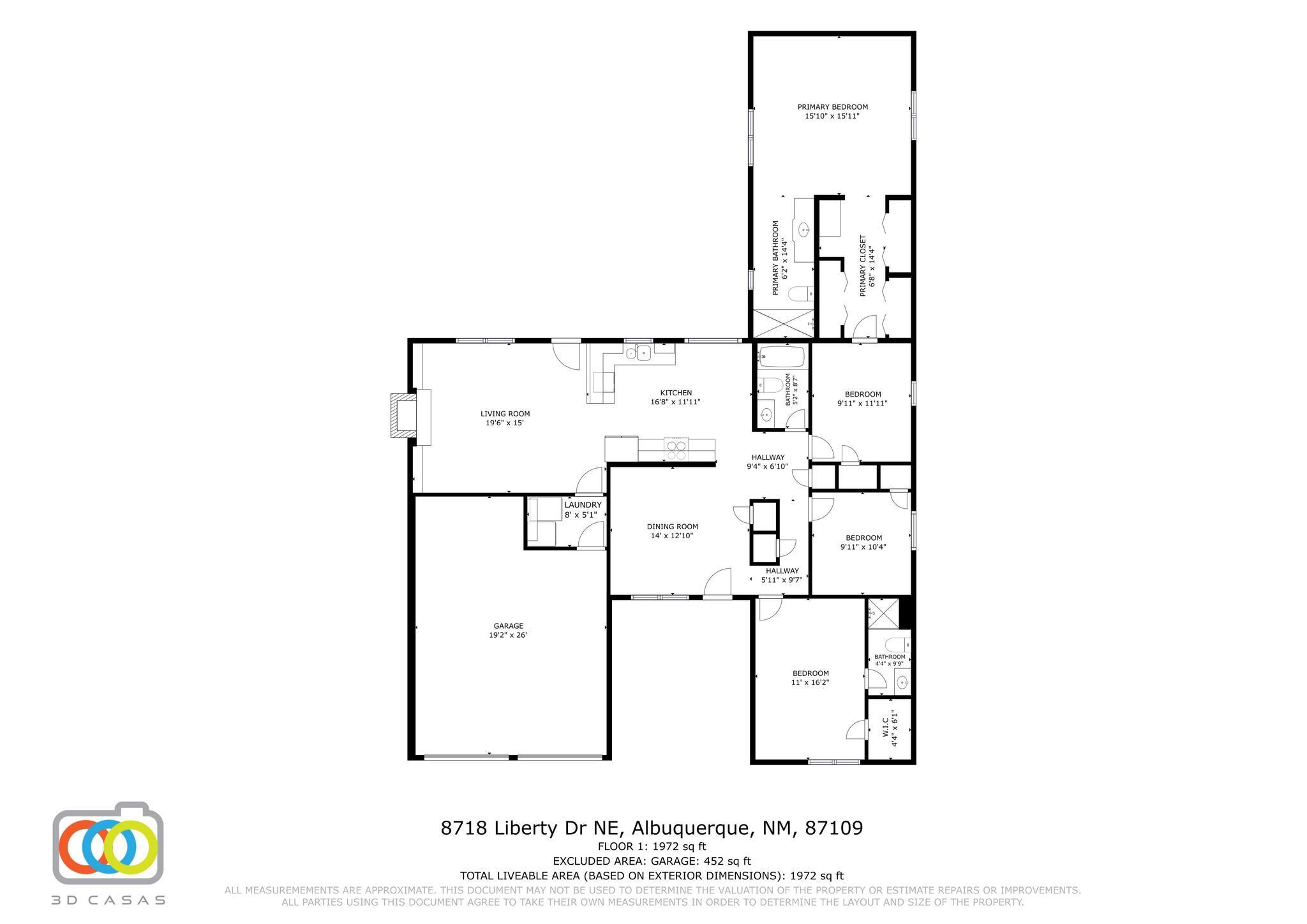 8718 LIBERTY Drive NE Floor Plan