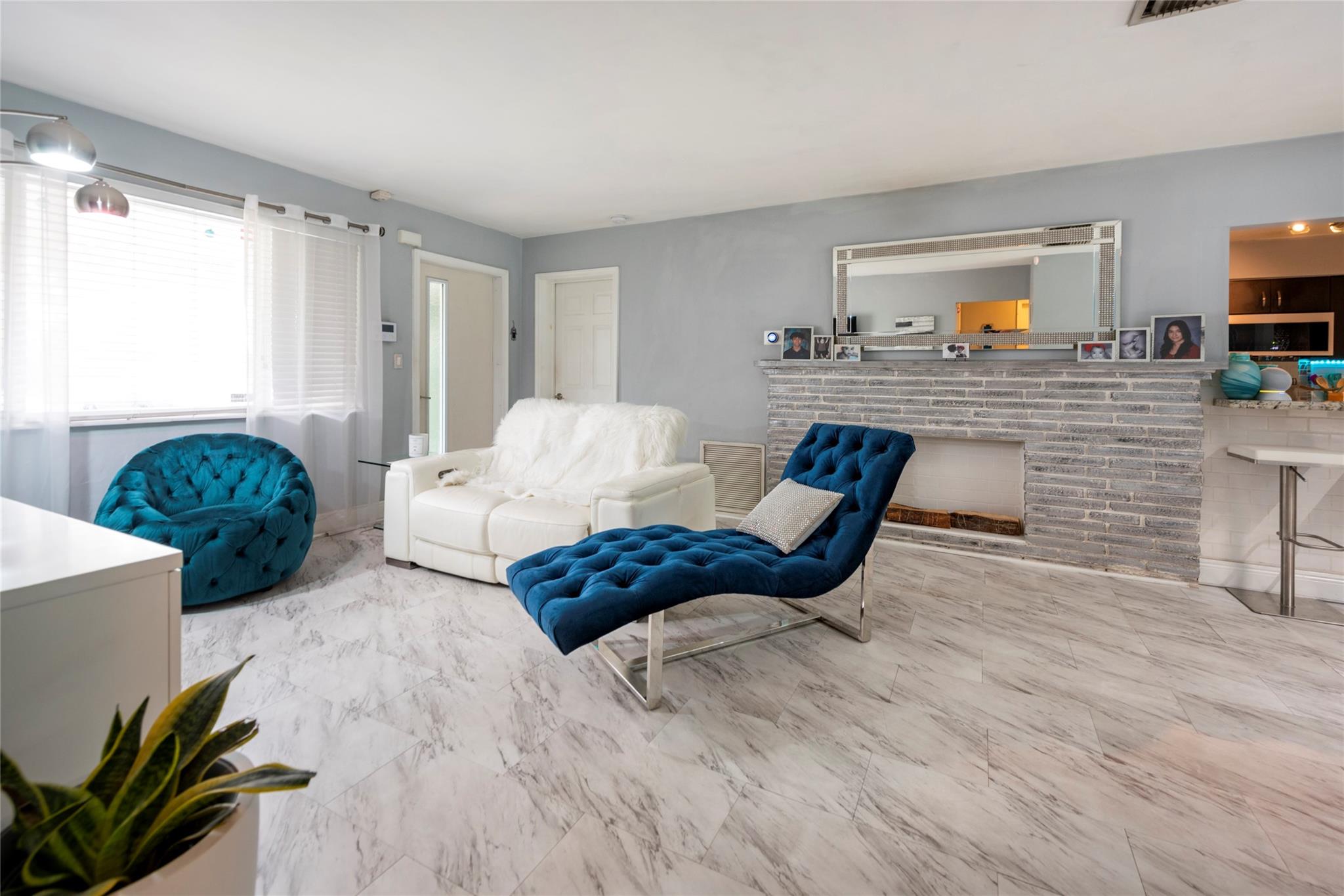 Living View from Bedrooms 2 & 3