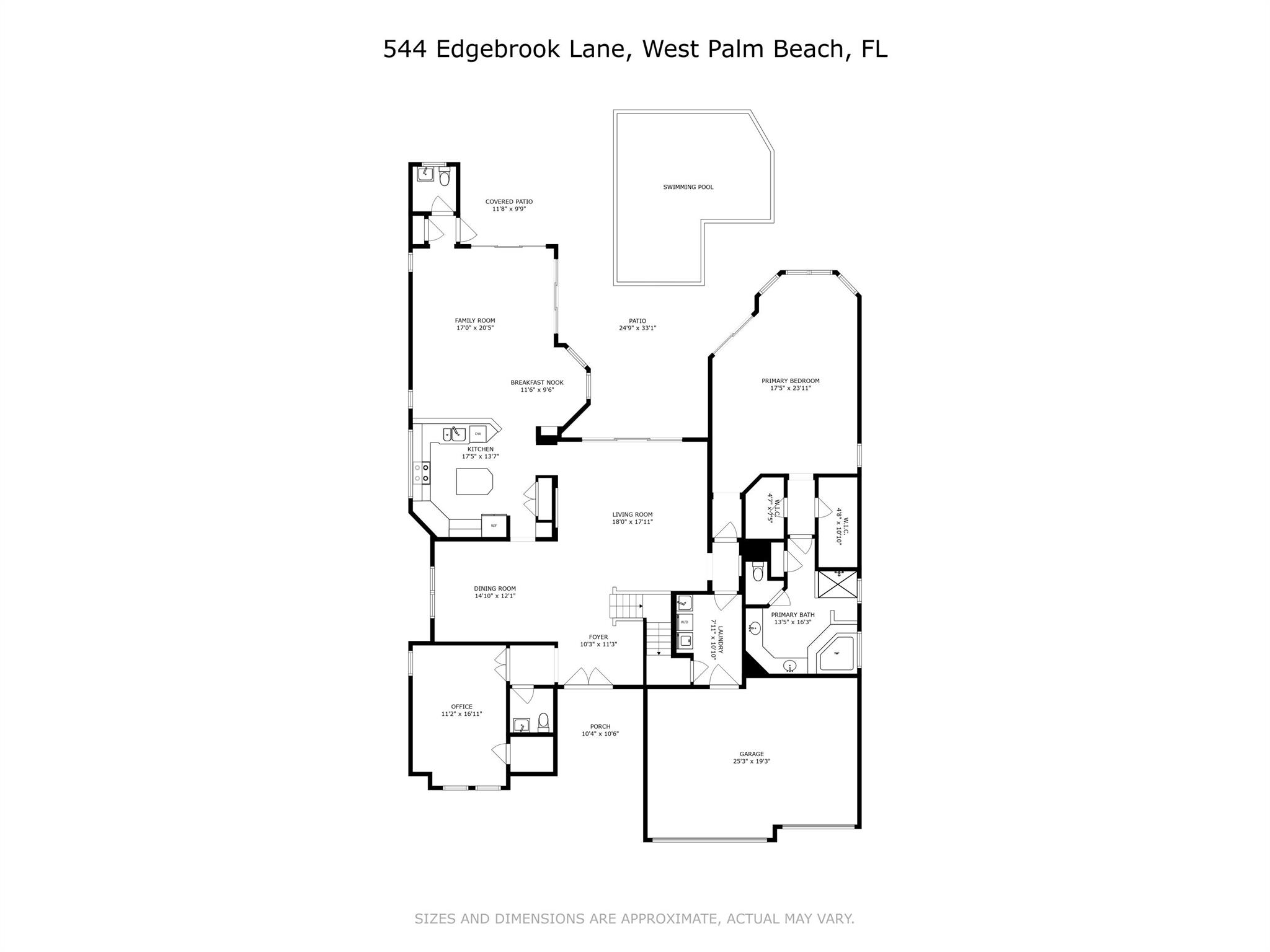 Homes for sale in West Palm Beach, FL | 544 Edgebrook Lane, West Palm Beach, FL 33411 | MLS# R11107396