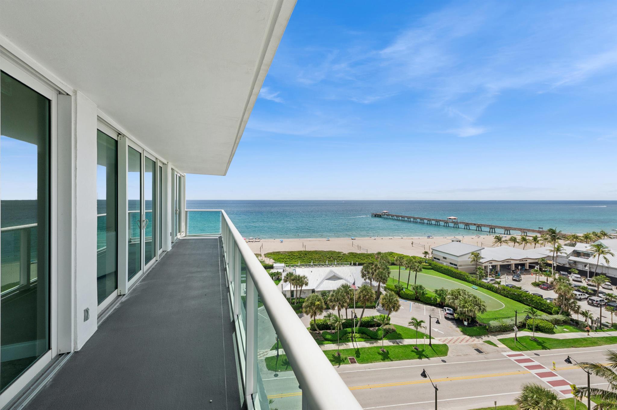 Don't miss this opportunity to own a Dream End Unit Oceanfront Condo! Large open Balcony! Unsurpassed South sweeping Ocean, Beach and Pier Views as well as the only tier in building with North Beach views! Private Beach Club! Two Primary En suite Bedrooms with Balcony access/floor to ceilings windows for unstoppable views! 1122 is Situated in the preferred 22 Stack of Tiara East! Allowing Stackable Washer and Dryer in half bath with pocket door(rare for this building)! Unit is updated and being sold AS IS. Repairs were made years ago, however paint touch ups were not done. Priced accordingly. Don't Wait-Live your Dream!