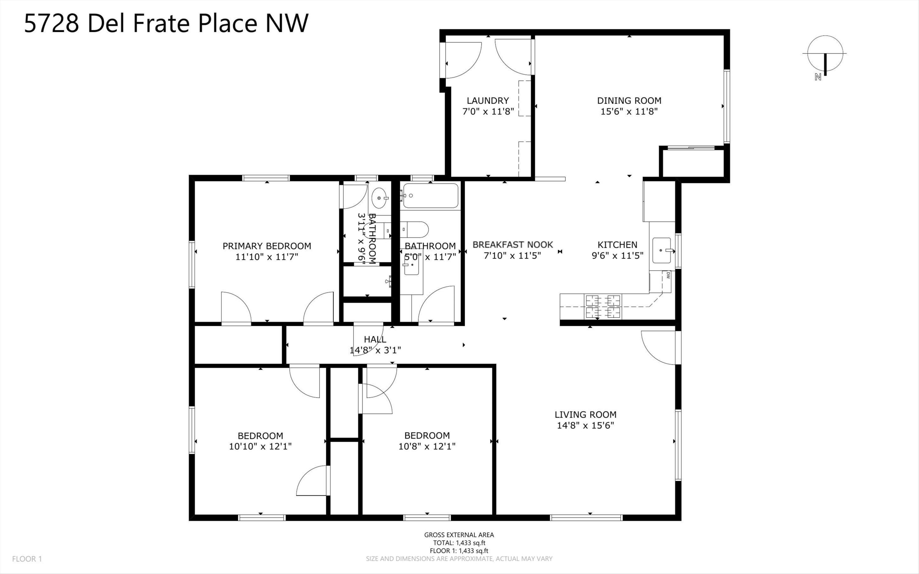 5728 DEL FRATE Place NW Floor Plan