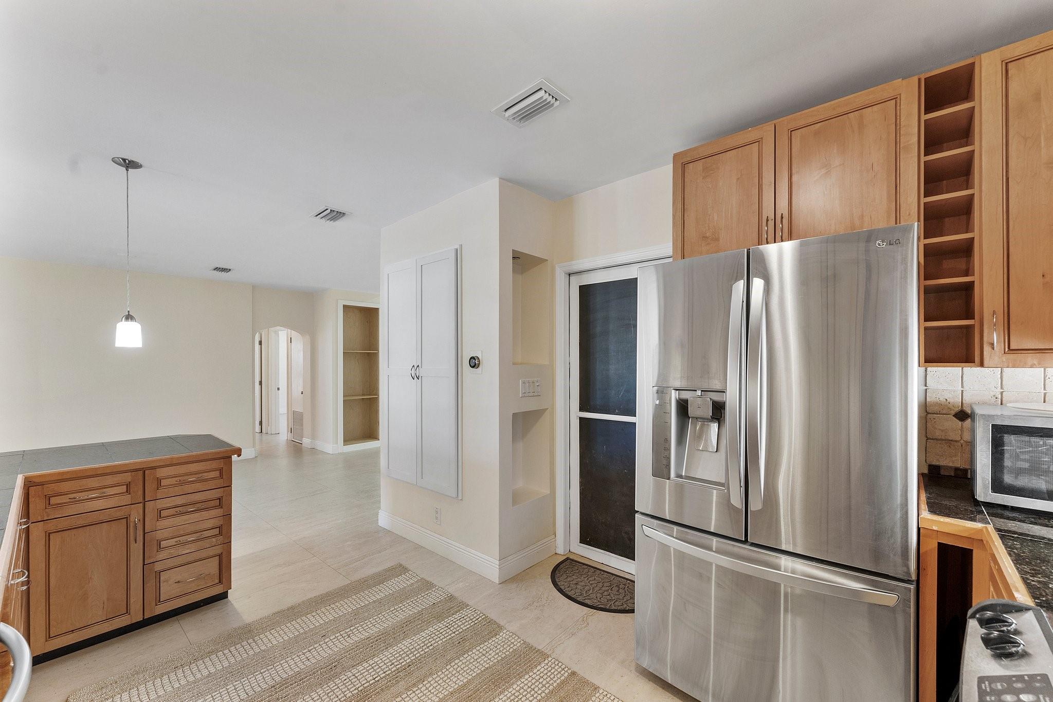 view of the breakfast area