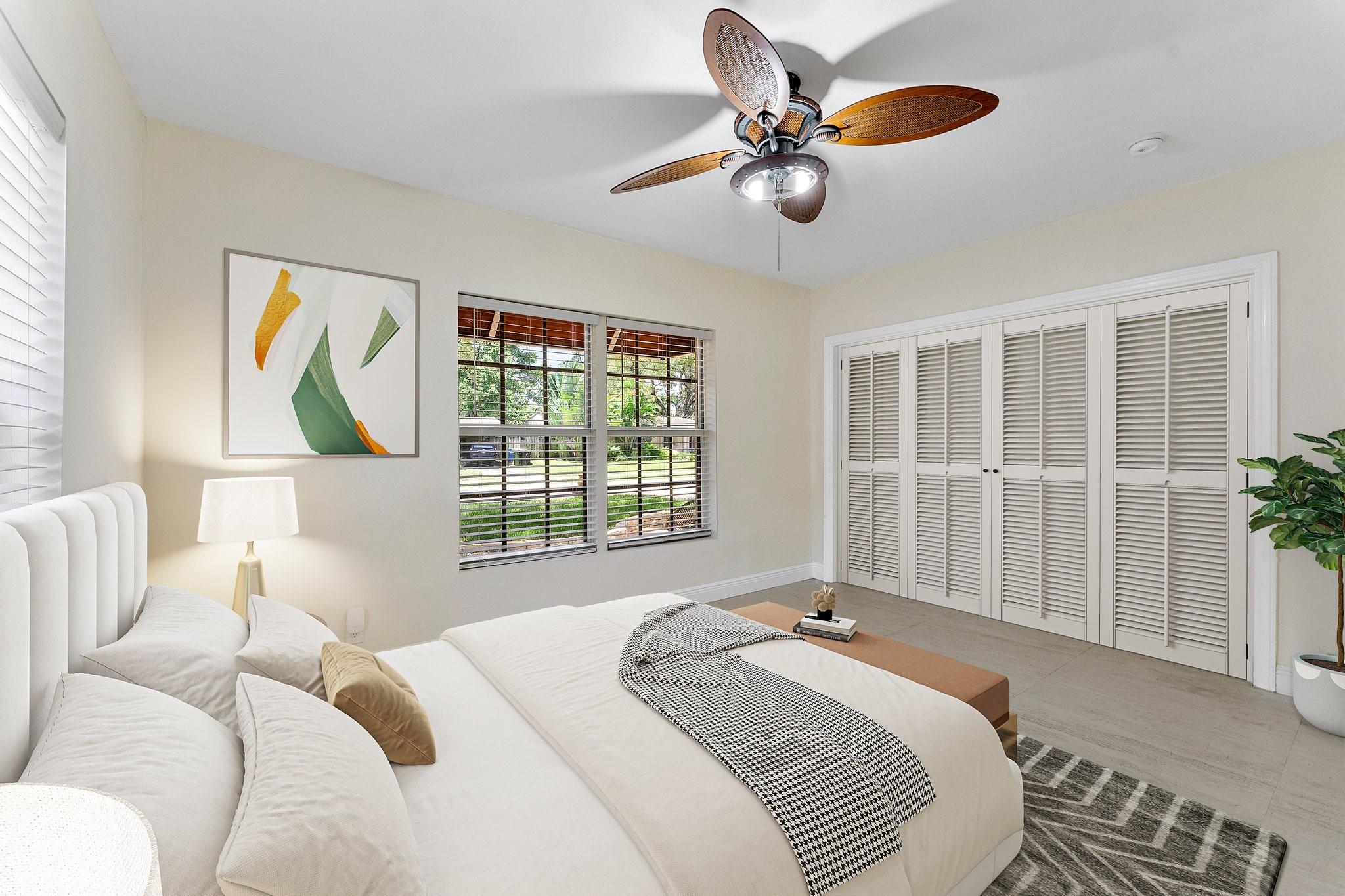 first floor guest room
virtually staged