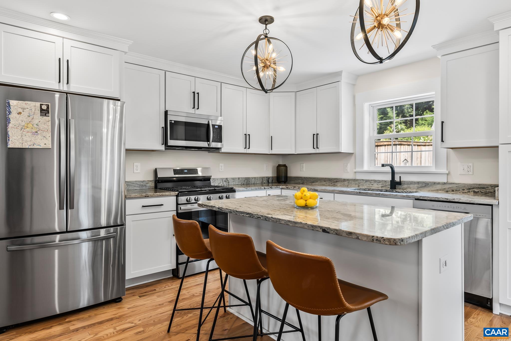 Welcome to your dream home offering unparalleled proximity to downtown and the University of Virginia. This beautifully updated residence offers modern comfort and timeless appeal. Spacious living with 3 bedrooms and 2.5 bathrooms, this home provides ample space for both relaxation and entertainment. Enjoy the benefits of a fully renovated interior completed in 2022, showcasing contemporary design, high-quality finishes, and a fresh, inviting atmosphere. The fenced-in backyard offers a serene, private space for outdoor gatherings, playtime, or simply unwinding after a long day. Located in a vibrant neighborhood with convenient access to downtown, you'll have the best of both worlds - peaceful, private living with the excitement of city life just moments away.  Don't miss out on this fantastic opportunity. Schedule a viewing today and see all that this exceptional home has to offer!