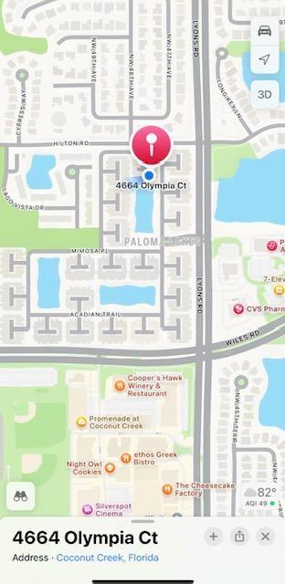 Homes for sale in Coconut Creek, FL | 4664 Olympia Ct #4664, Coconut Creek, FL 33073 | MLS# F10517528