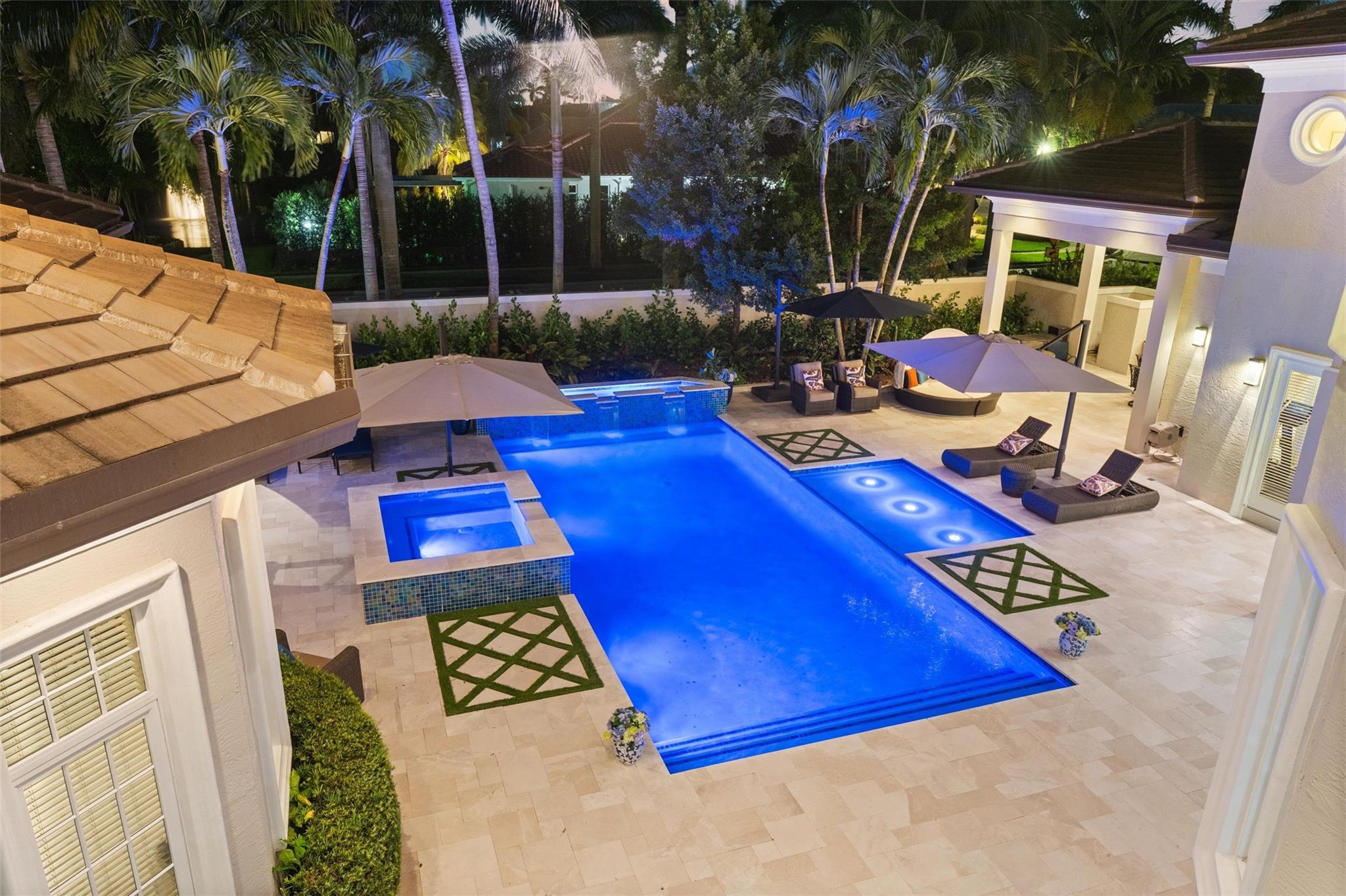View from Balcony Second Floor to Courtyard