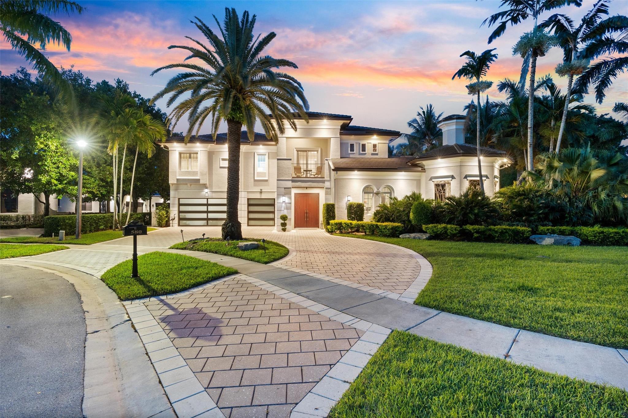 Front of Home at Twilight