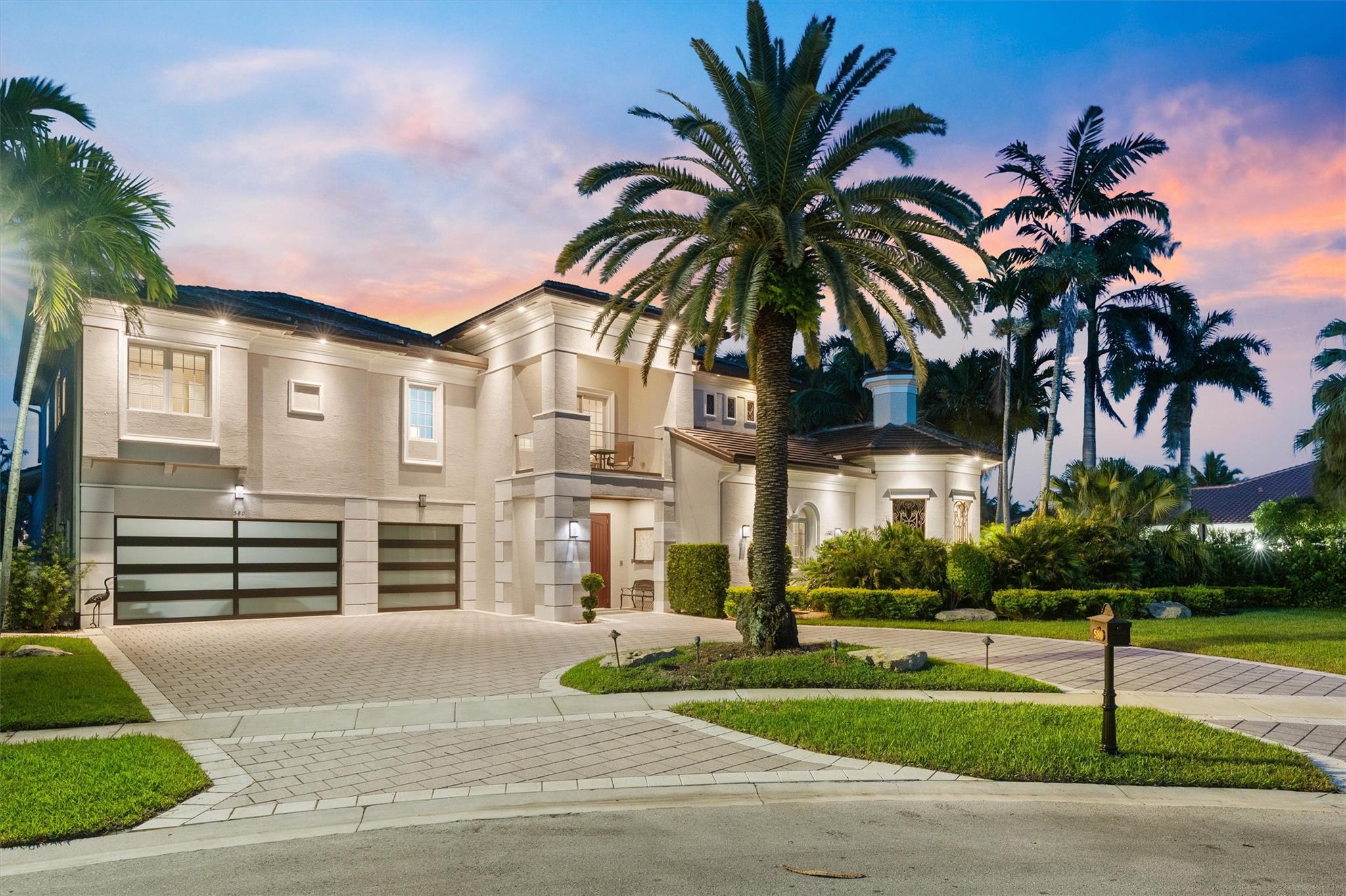 Front of Home at Twilight