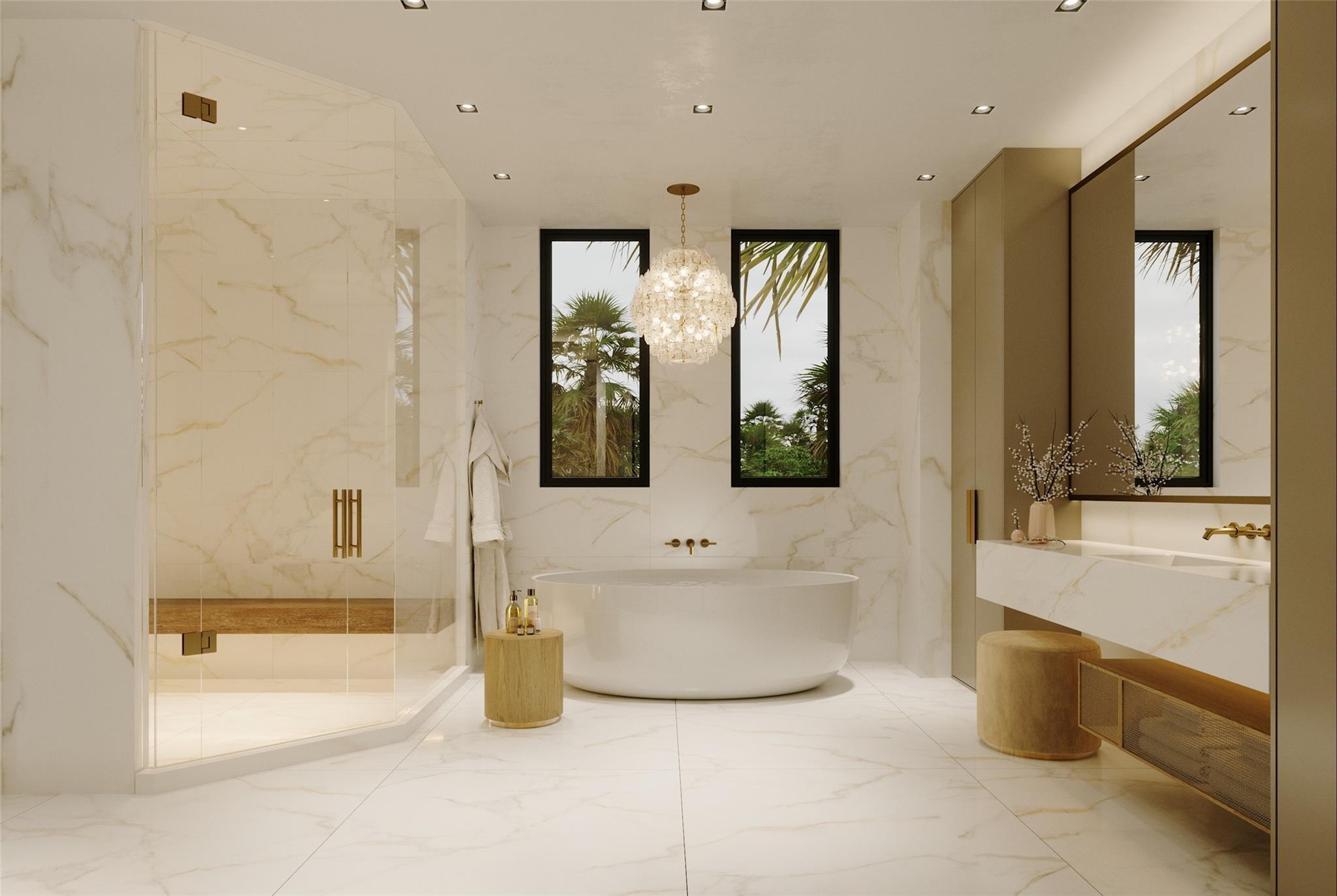 Separate Tub & Shower Master Bath