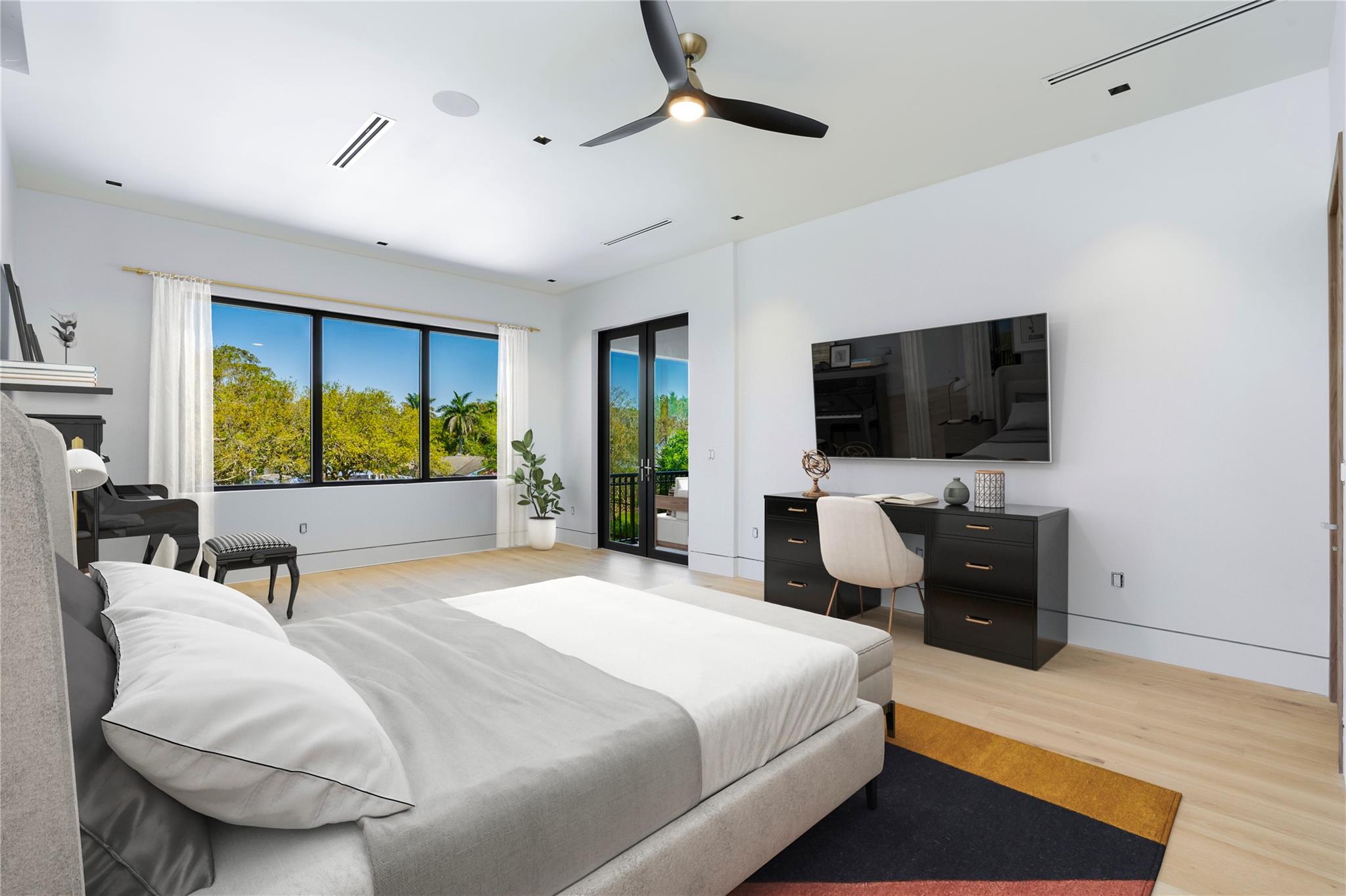 3rd Bedroom with Balcony