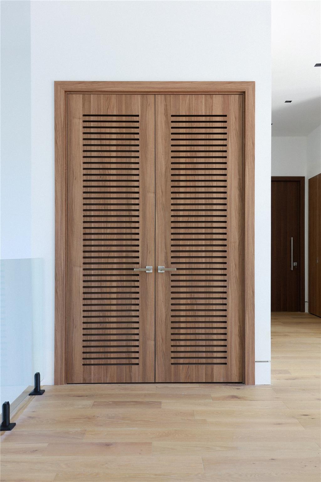 Ventilated Wood A/C closet/storage