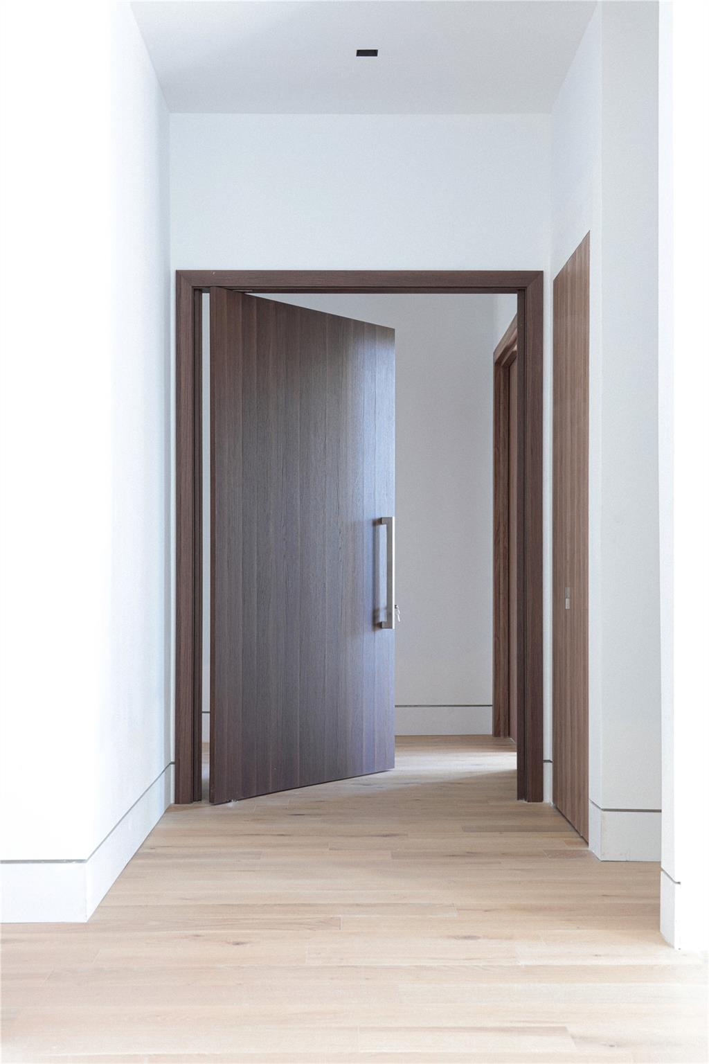 Custom Master Bedroom Pivot Door
