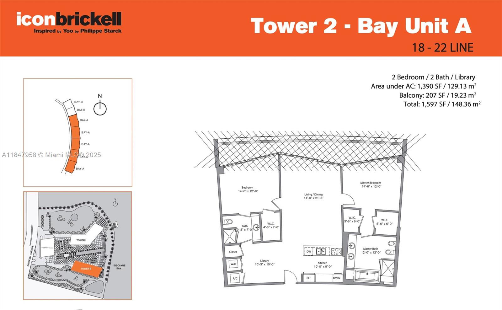 495 Brickell Ave #BAY706, Miami FL 33131