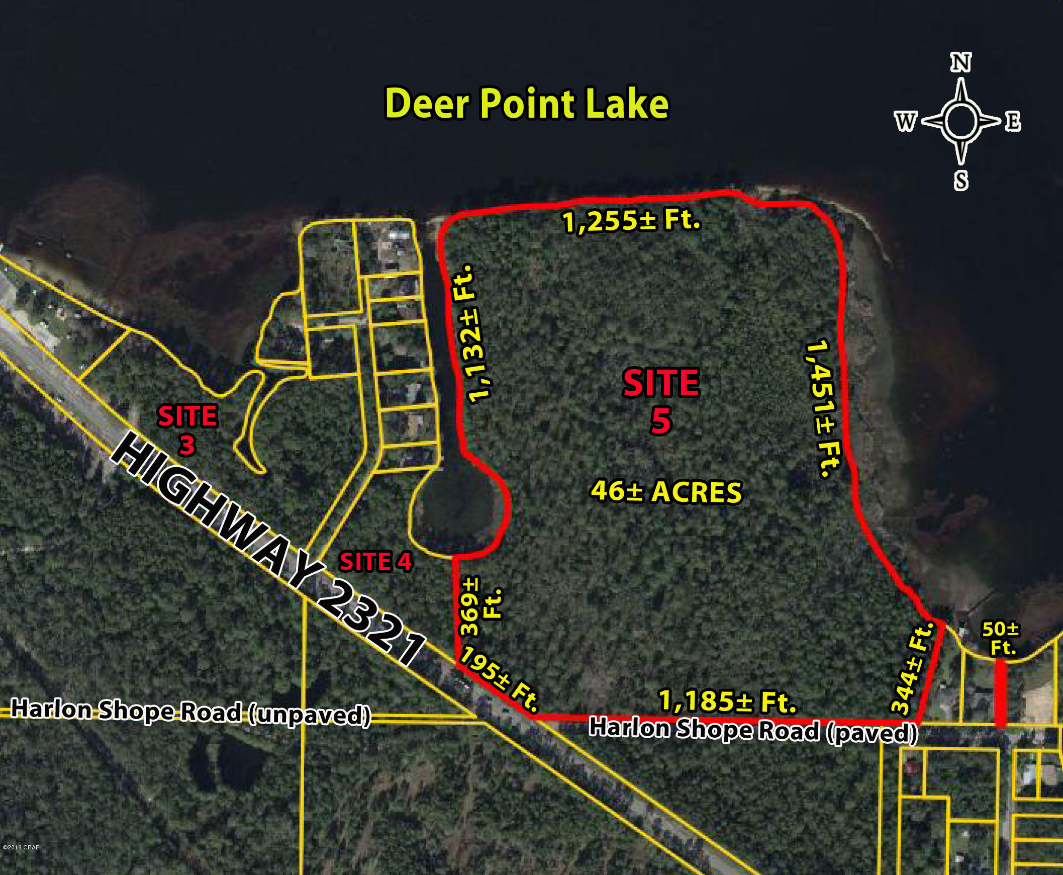 00 HARLAN SHOPE Road, Panama City, FL 32404